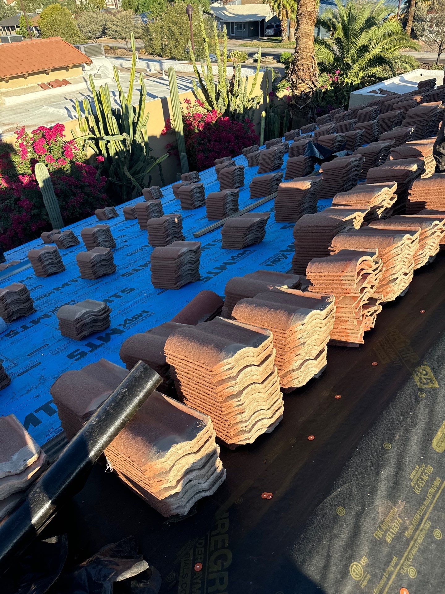 Terracotta Concrete Tile by Reimagine Roofing