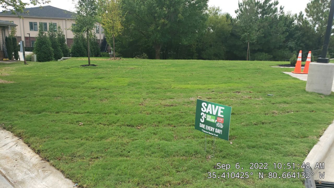 Harris Teeter Fuel Station Project Concord NC - (Commercial) by Carolina-Metro Landscape, Inc