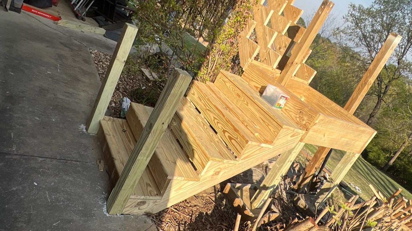 Shades Pointe Lane - Deck Installation  by Pillar and Pine