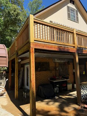 Wood Deck using Wood Sealant