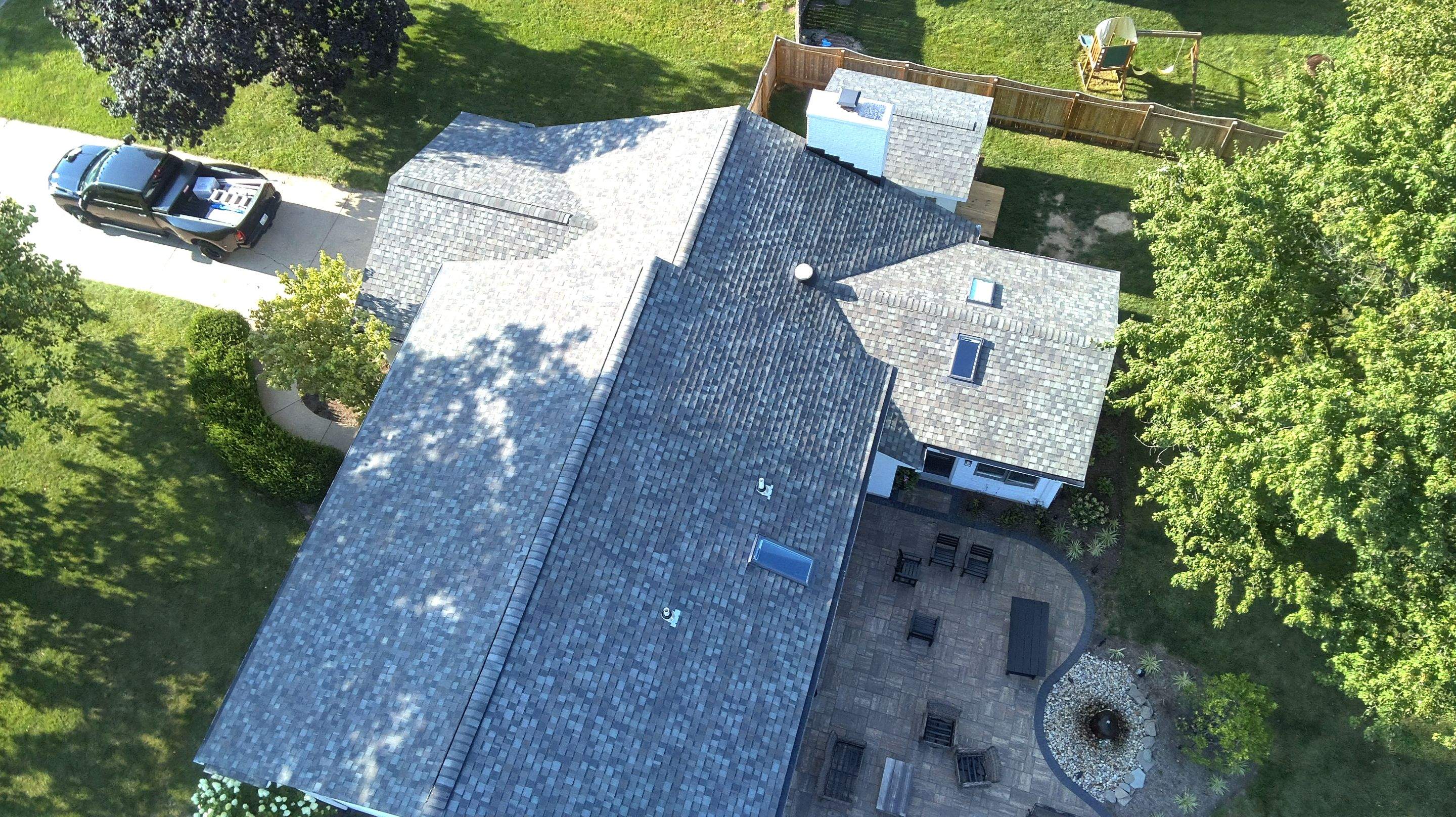 Full Architectural Shingle Roof Replacement for Dayton Home with Skylights by Level Up Roofing and Restoration Services LLC