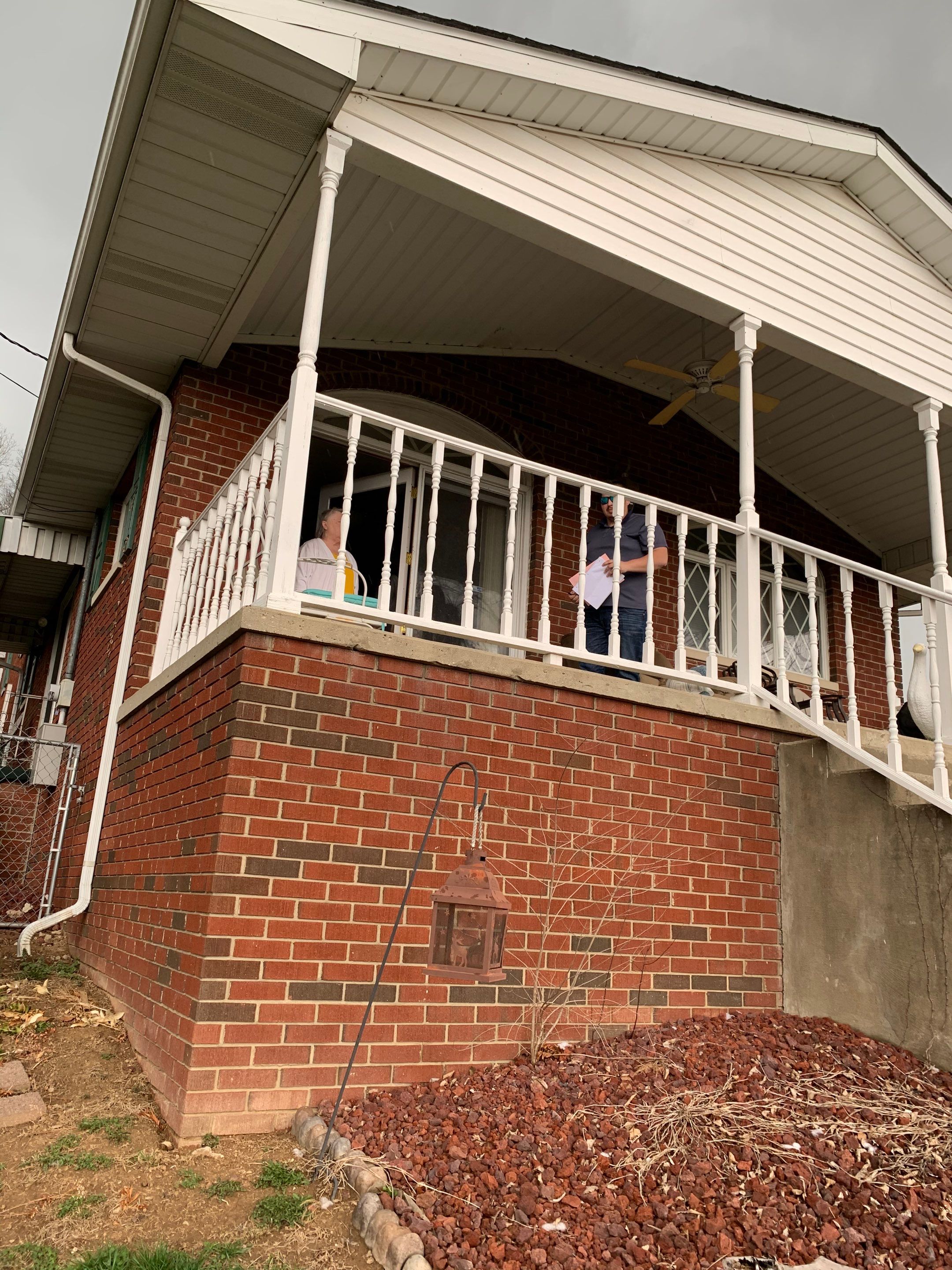 Porch Update using Westbury Aluminum Railing by Secure Construction Company Inc