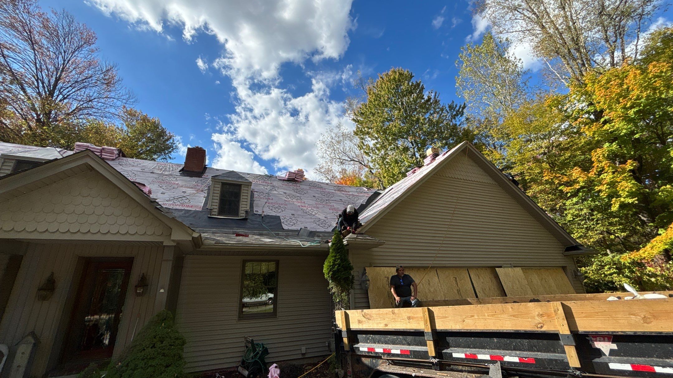 Roof Replacement using Owens Corning Driftwood by 180 Contractors