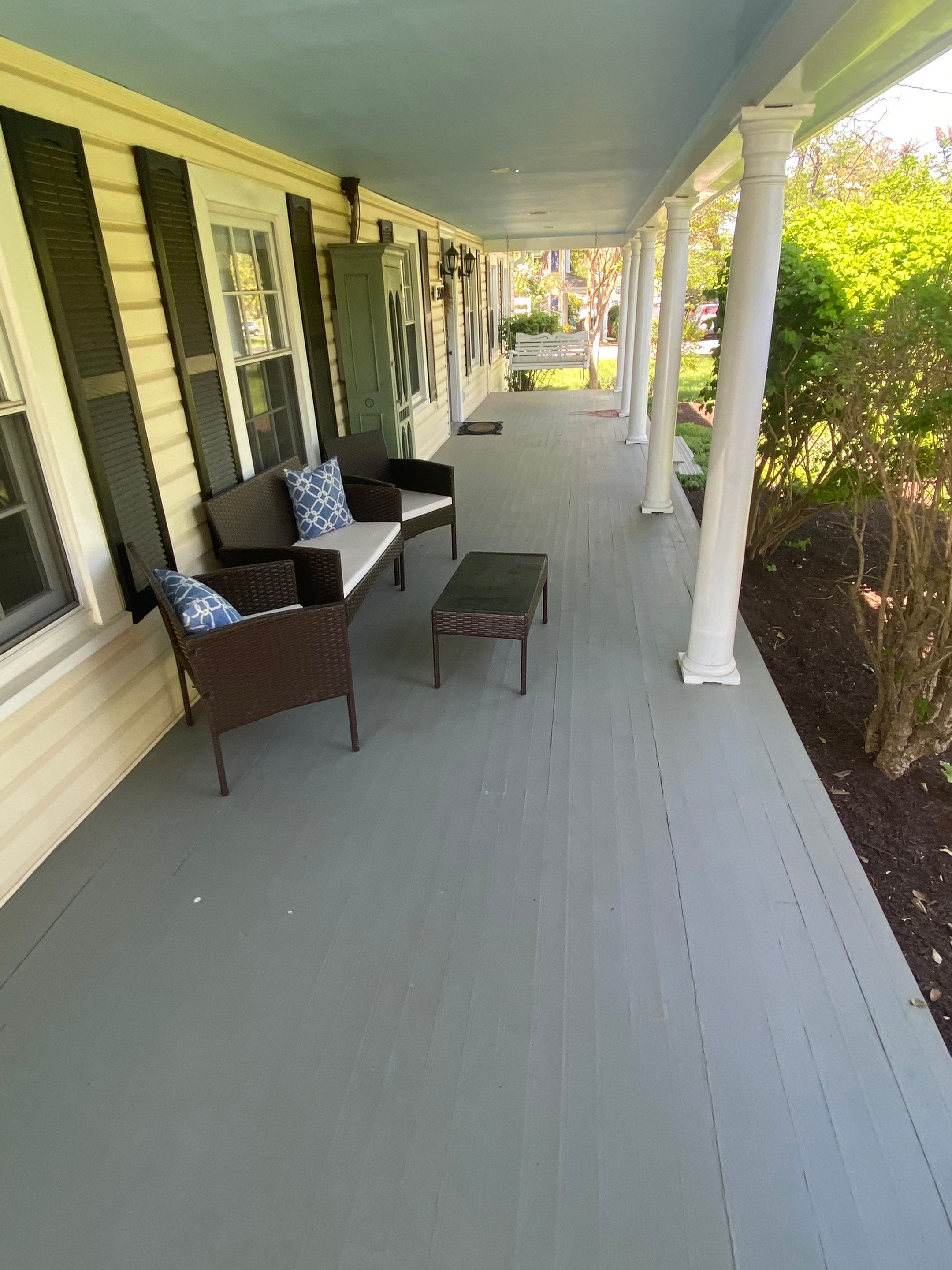 Front Porch Transformation using Timbertech Decking by The Smet Companies, LLC