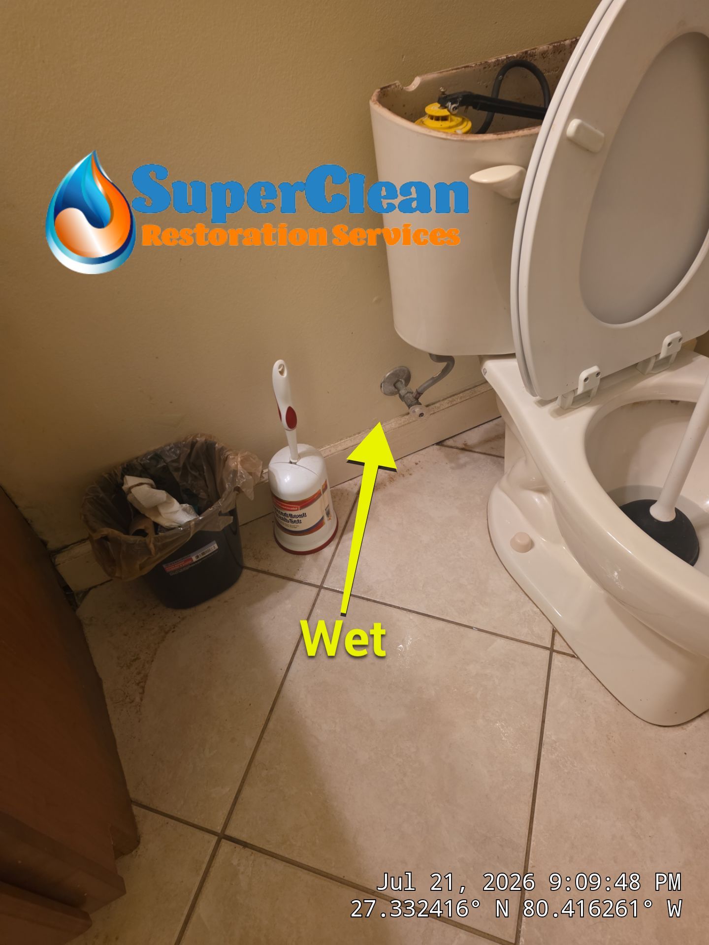 Water Damage Mitigation and Thermal Moisture Inspection in Port St. Lucie by SuperClean