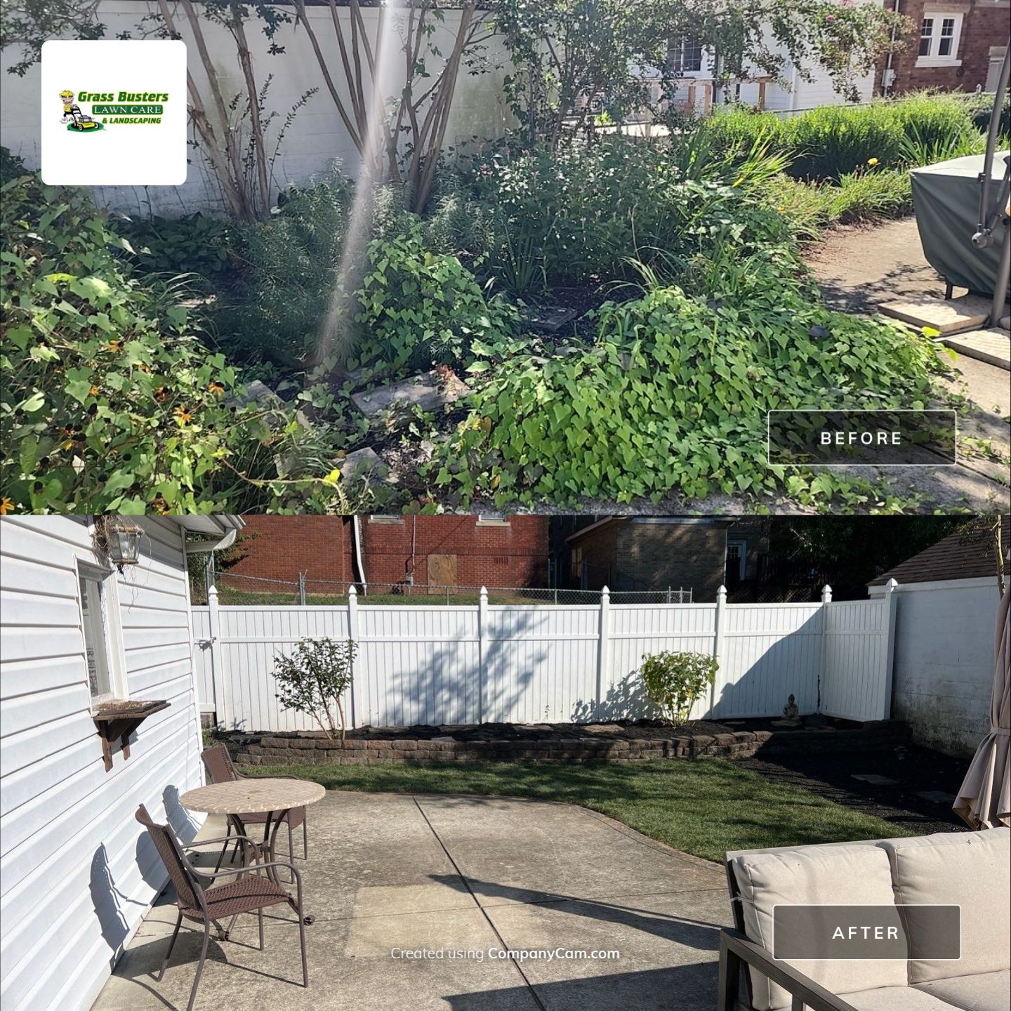 Total transformation! by GrassBusters, Inc.