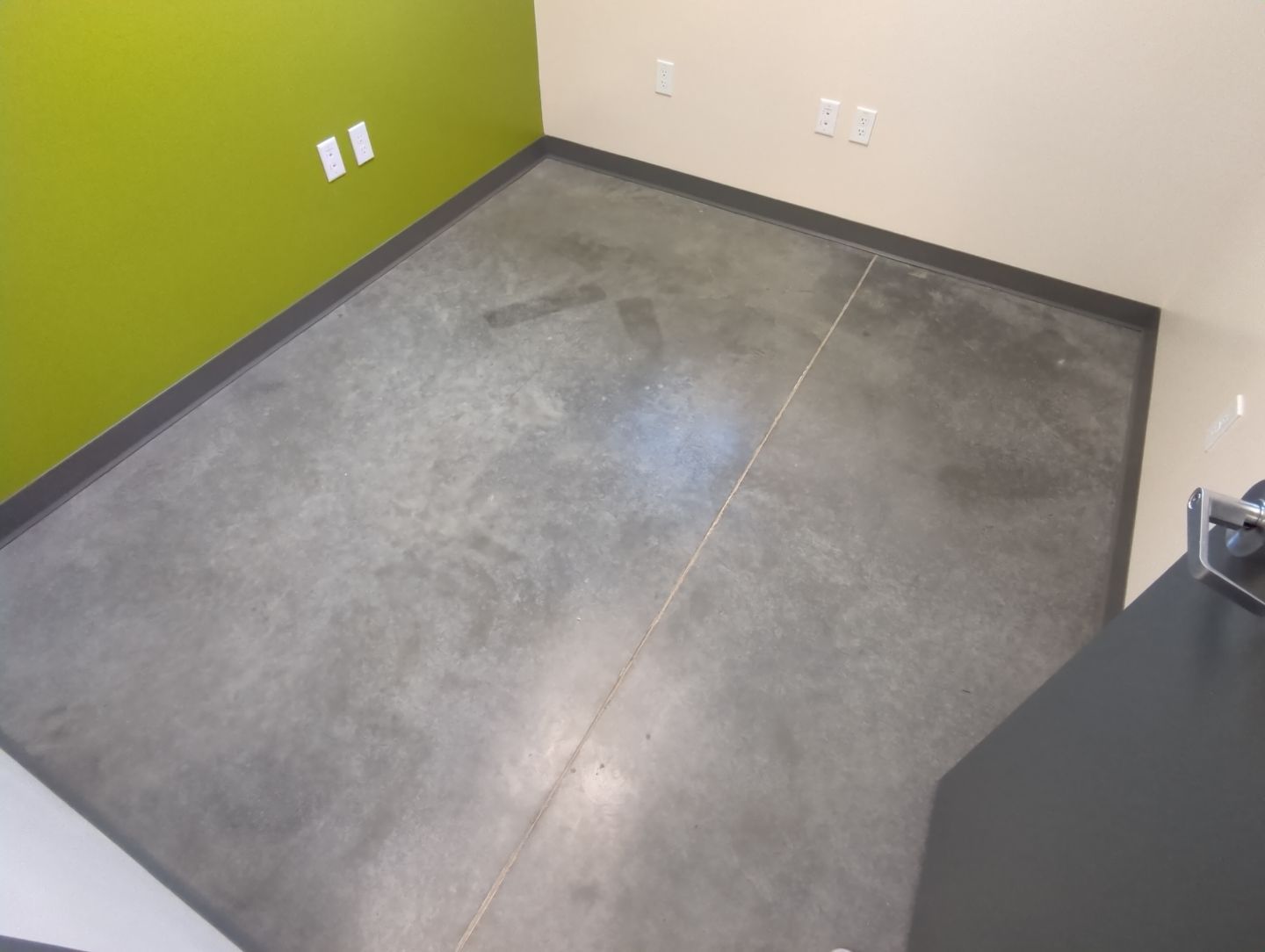 Commercial Floor Transformation using Aurora Accent W/Hypnotic Blue by Croc Coatings, LLC