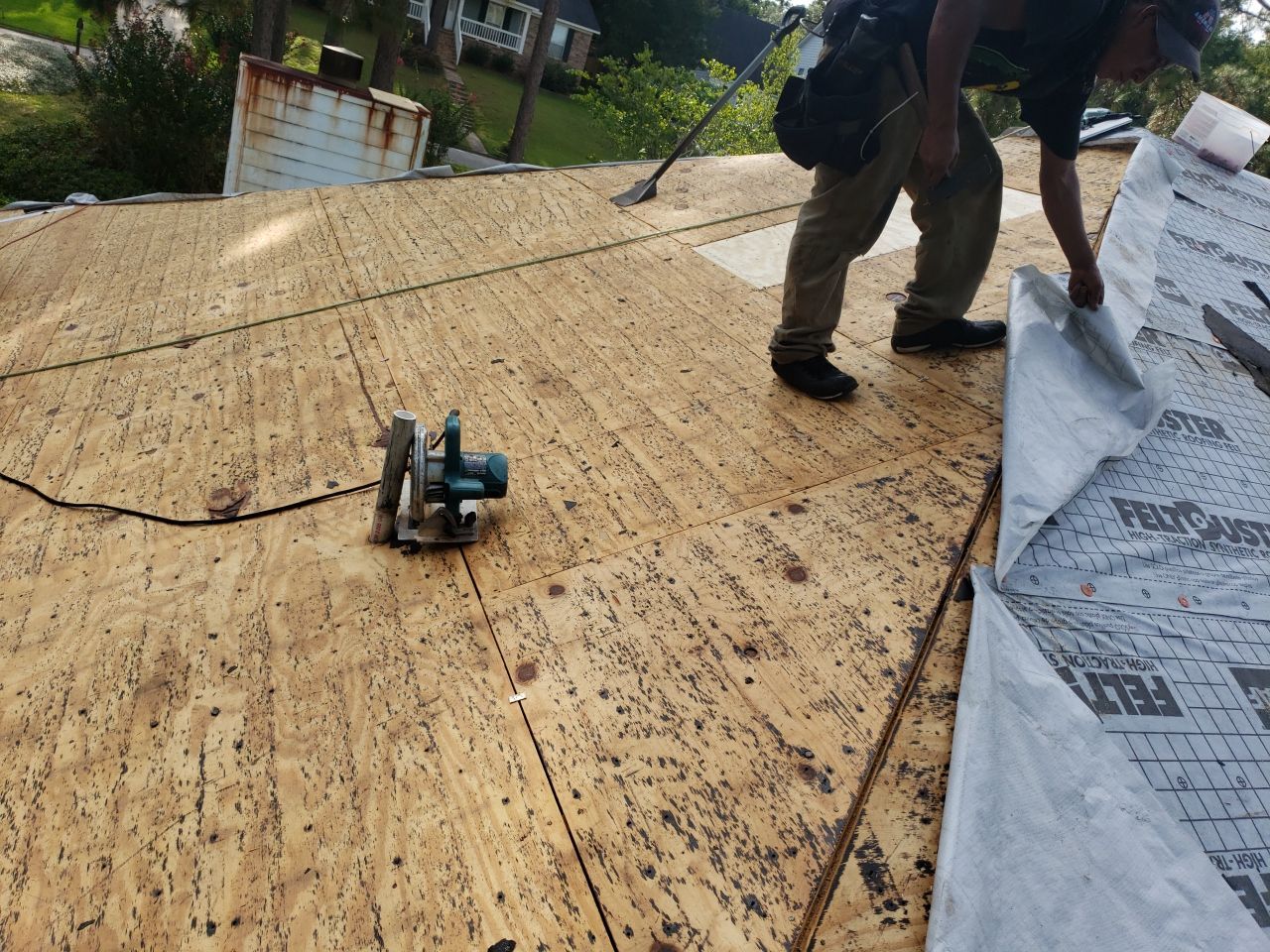 Residential Roofing Installation using Roof Replacement by American Roofing & Construction LLC