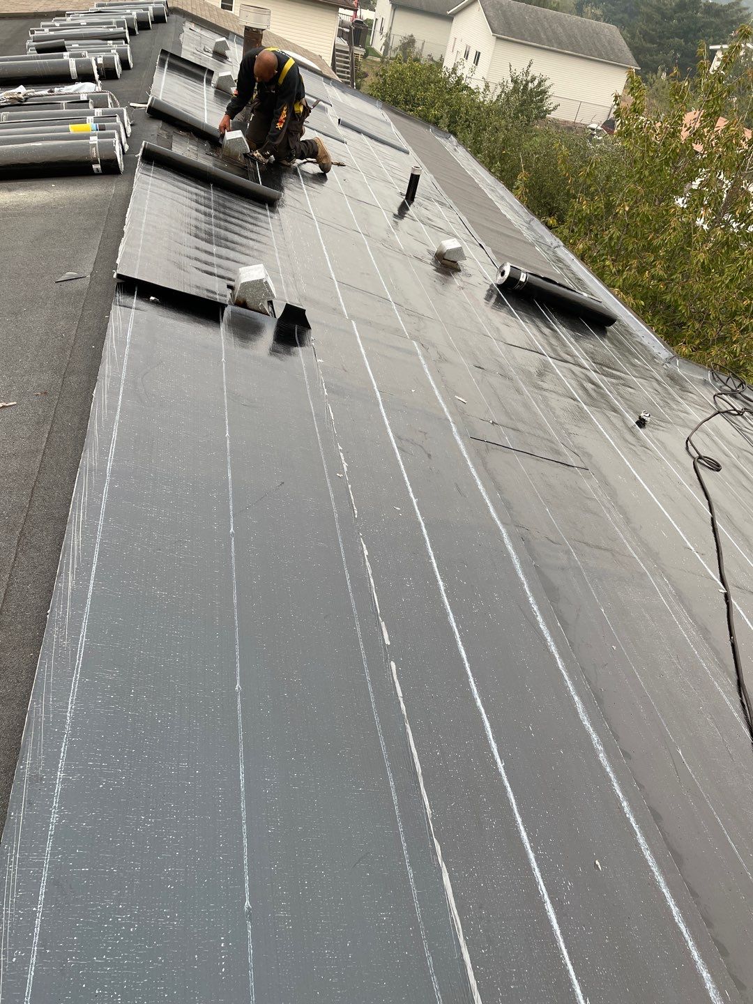 Residential ReRoofing Installation using IKO 2ply sbs  by Top Notch Roofing Inc