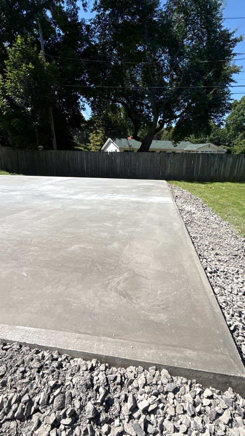Rochester Pole Barn Floor Project by NG Masonry & Construction LLC