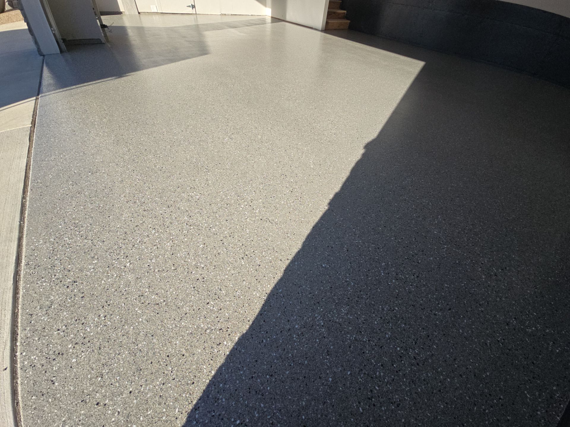 Garage Transformation using Shale Hybrid by Croc Coatings, LLC