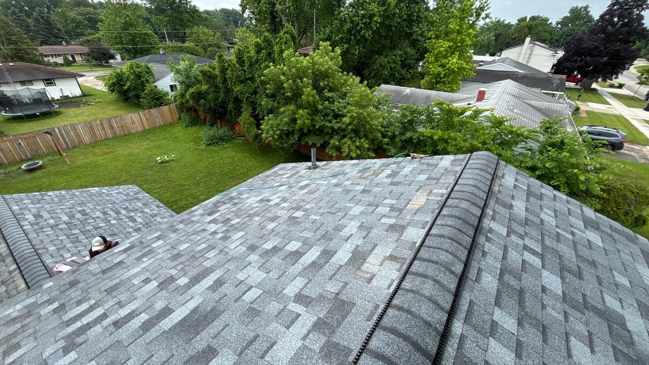 Roof Replacement using Owens Corning Slatestone Gray by 180 Contractors