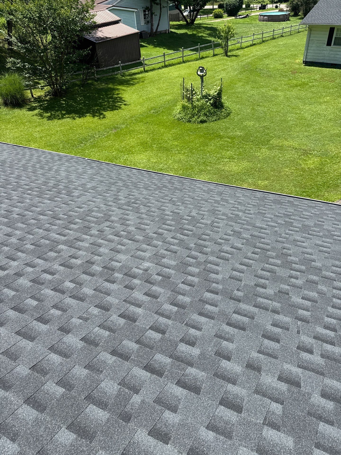 Residential Roofing Installation using GAF Timberline HDZ Charcoal by Rainstoppers Roofing