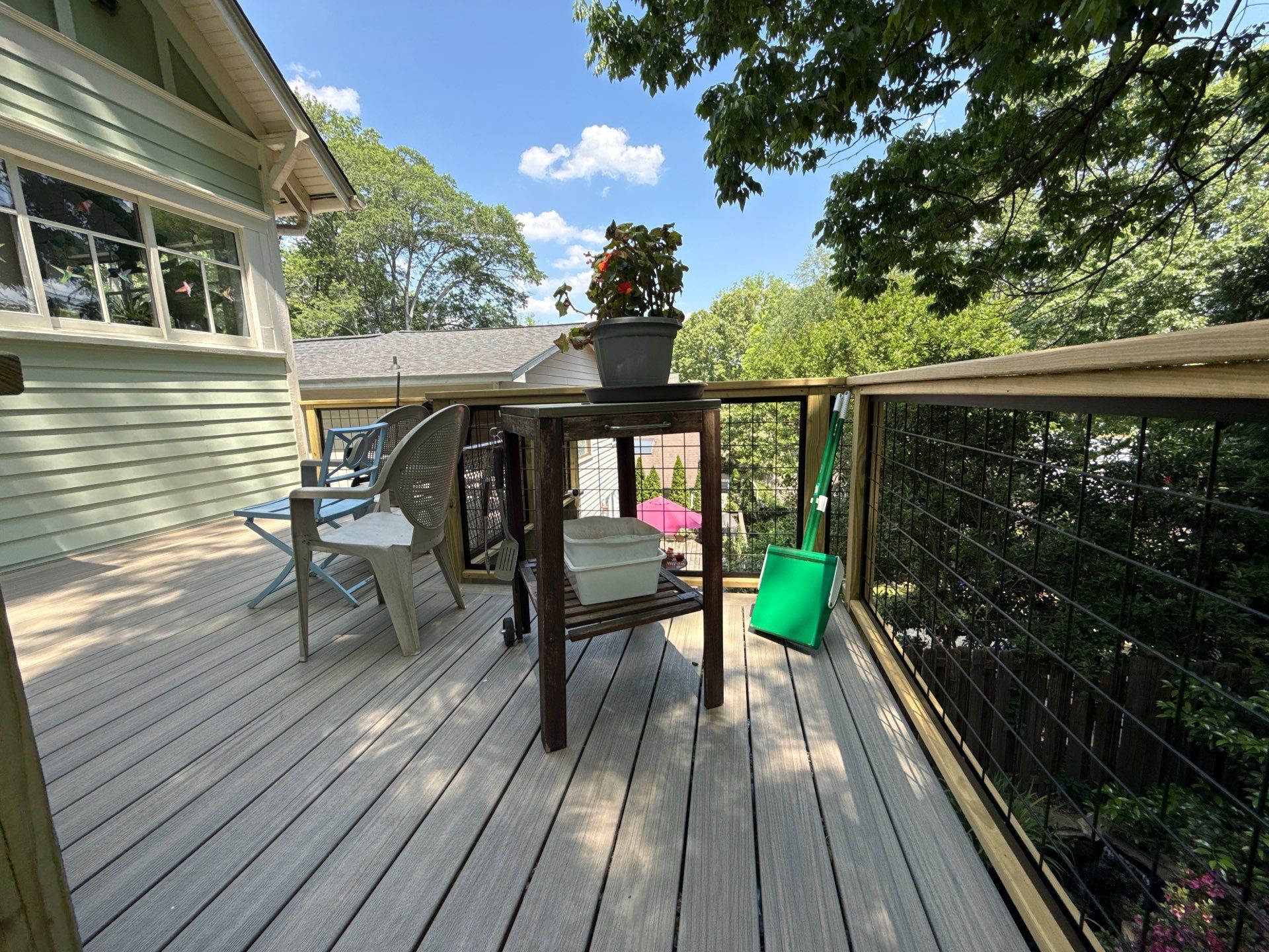 Atlanta, GA Trex Deck Build, Under-Decking, and Framed-In Walls  by Nelson Exteriors 