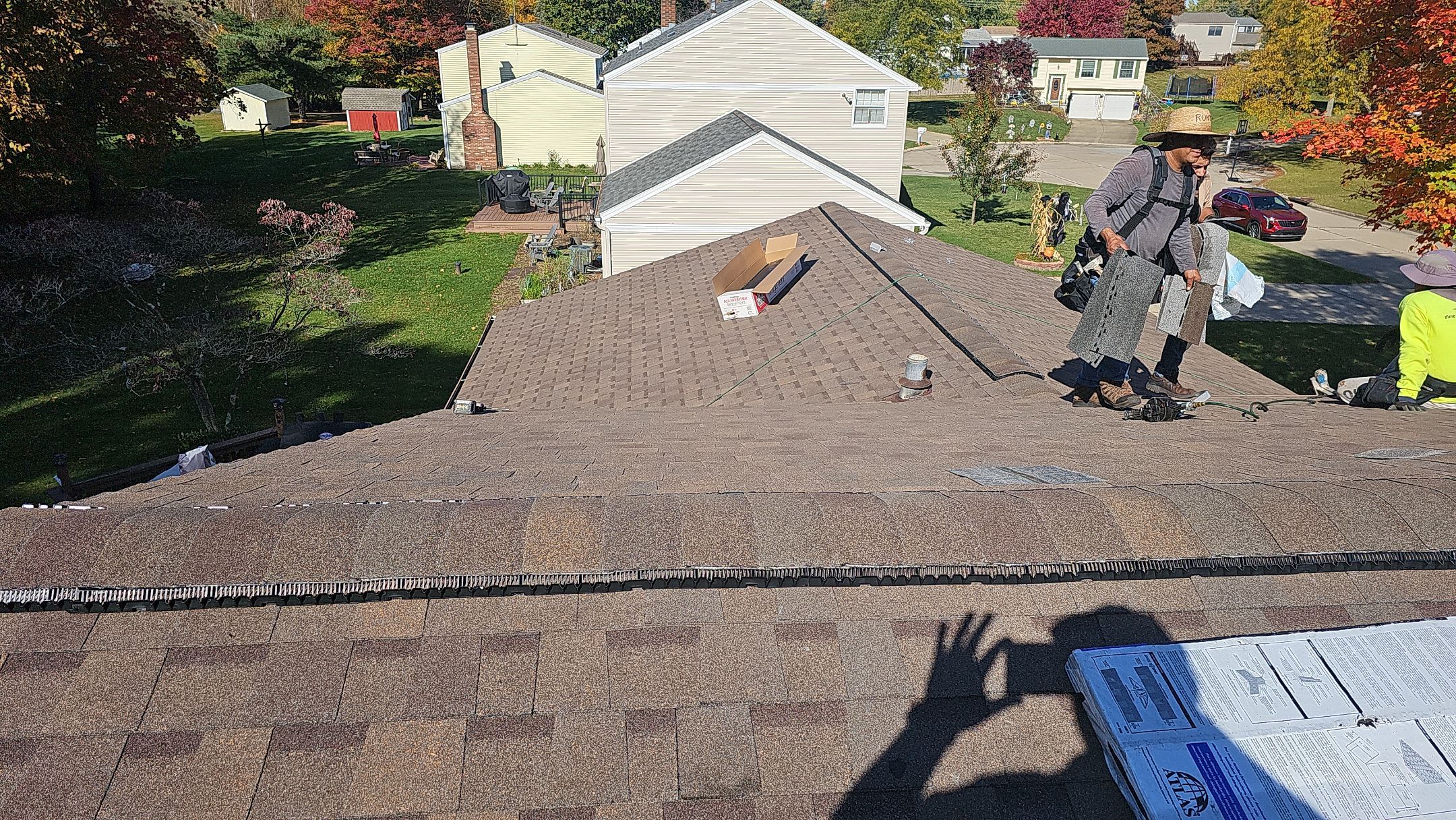 ATLAS PINNACLE COLOR: HEATHERBLEND DRIP EDGE: MUSKET BROWN by Eagle Eye Roofing