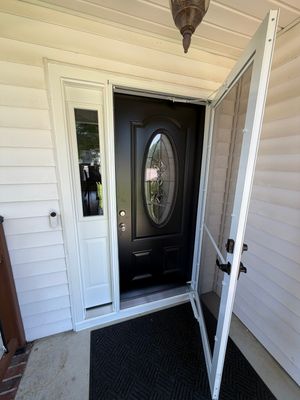 Custom Entry Door and Storm Door Installation in Nashville, NC