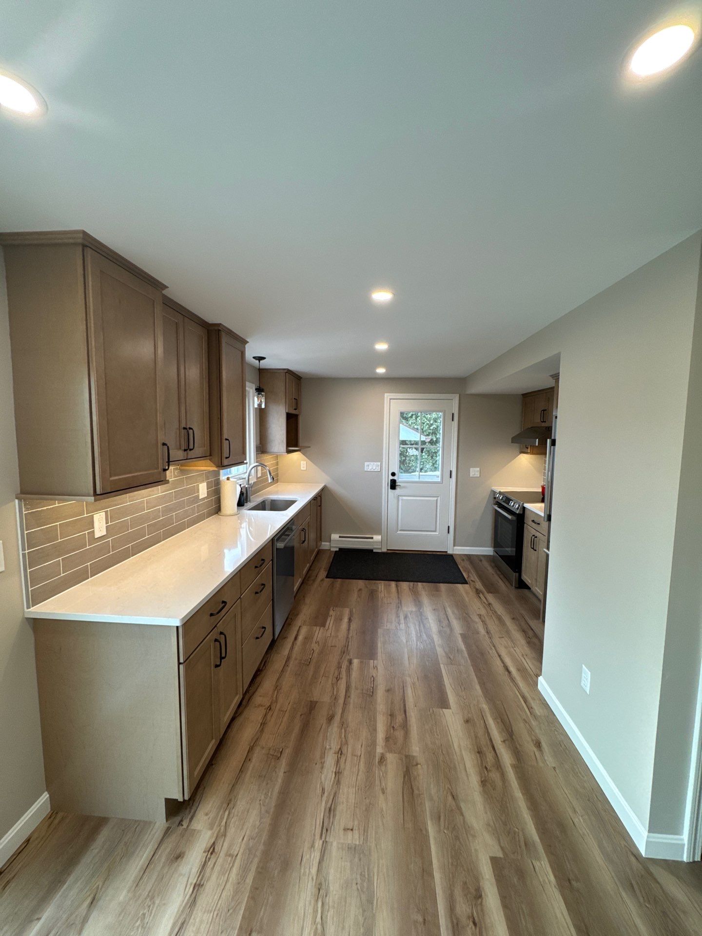 Kitchen Remodel & Deck Installation using Owen Corning Composite Framing Lumber by Chagnon Building & Remodeling LLC