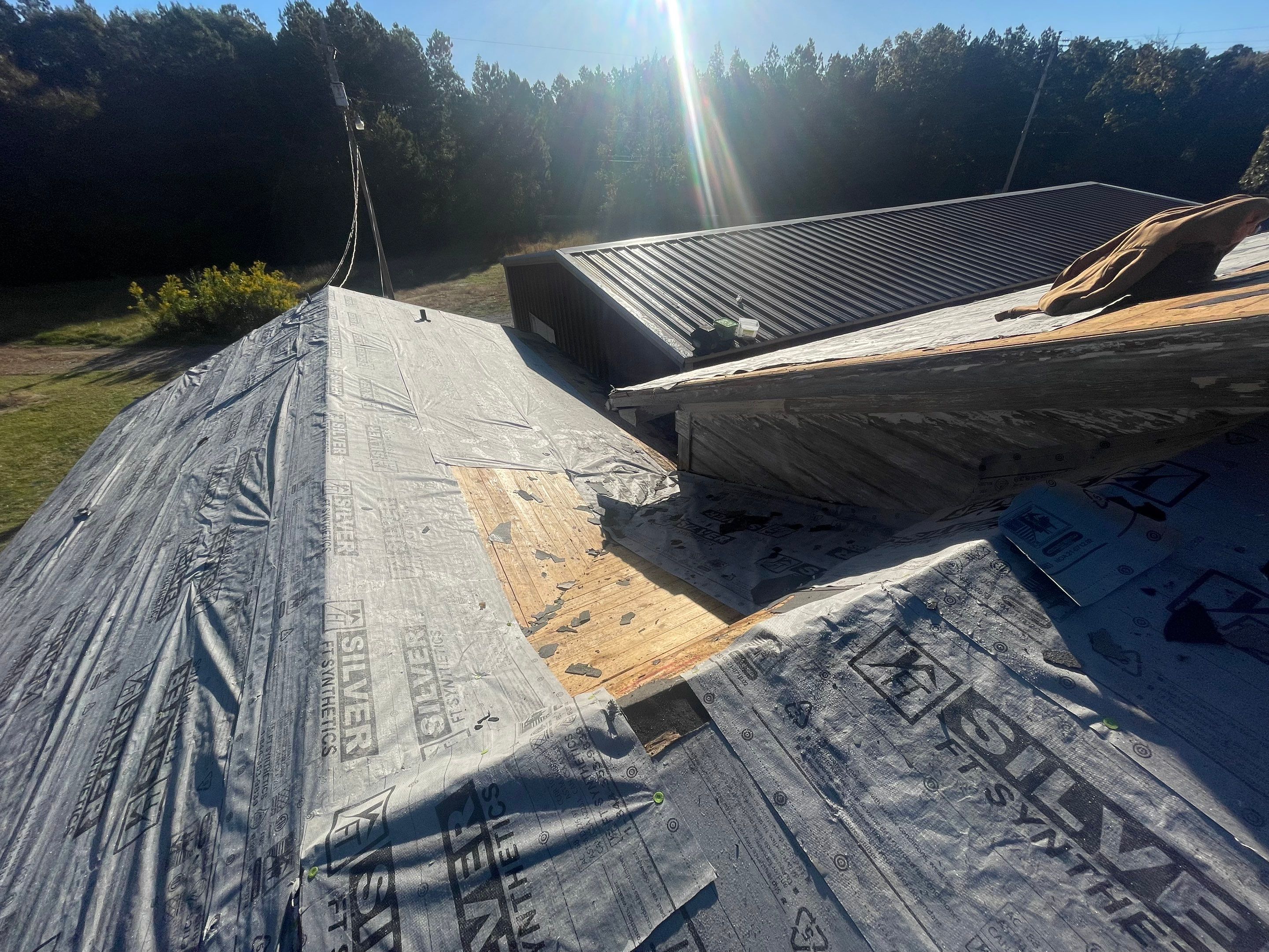 Residential Metal Roof Replacement using Reed's Metals: 26 GA. Colored Residential Metal Panels (Barn Red) by Hostetler Roofing