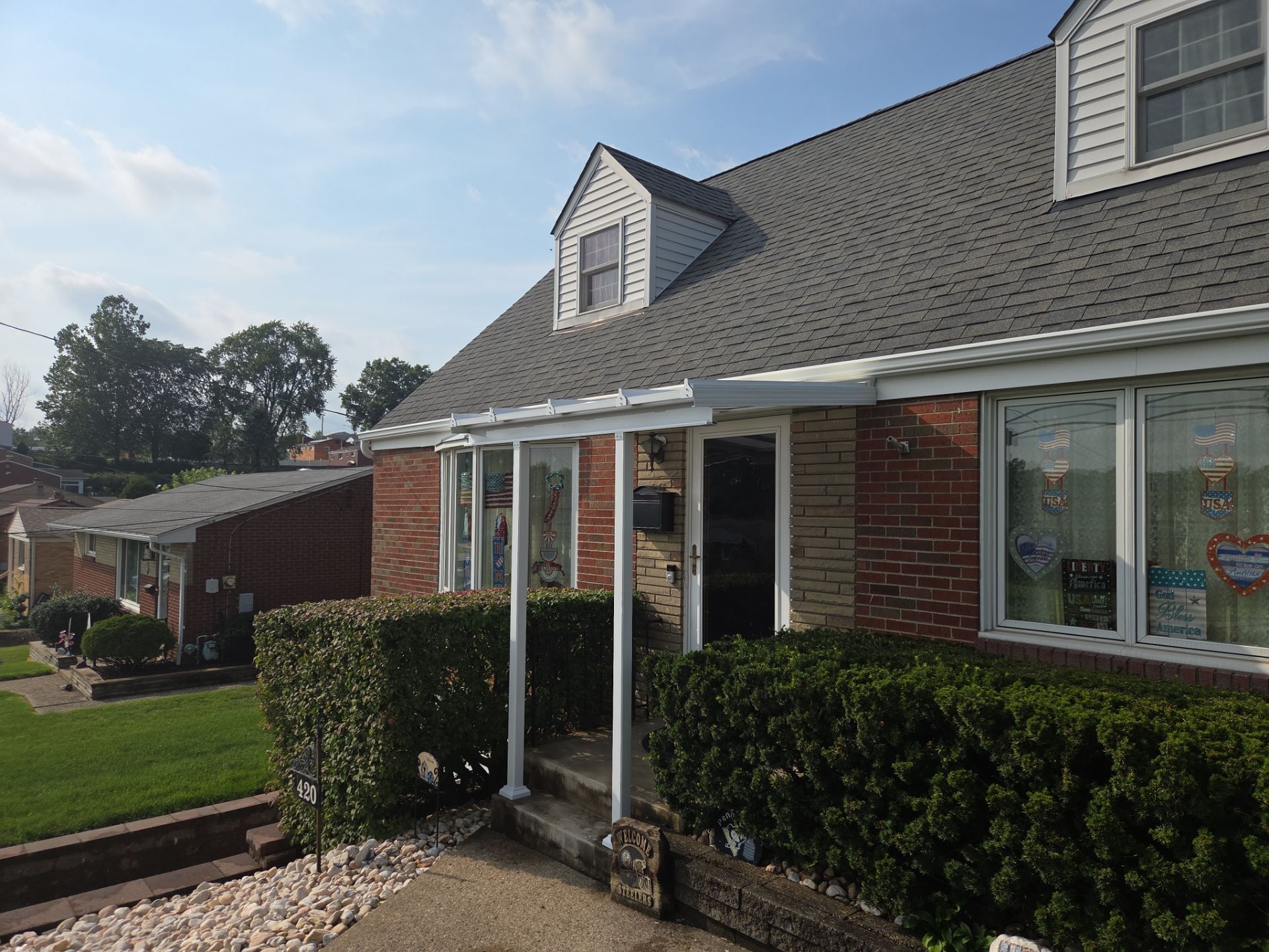 Pittsburgh Sunspace acrylic roof install by Cousins Roofing Siding & Decks