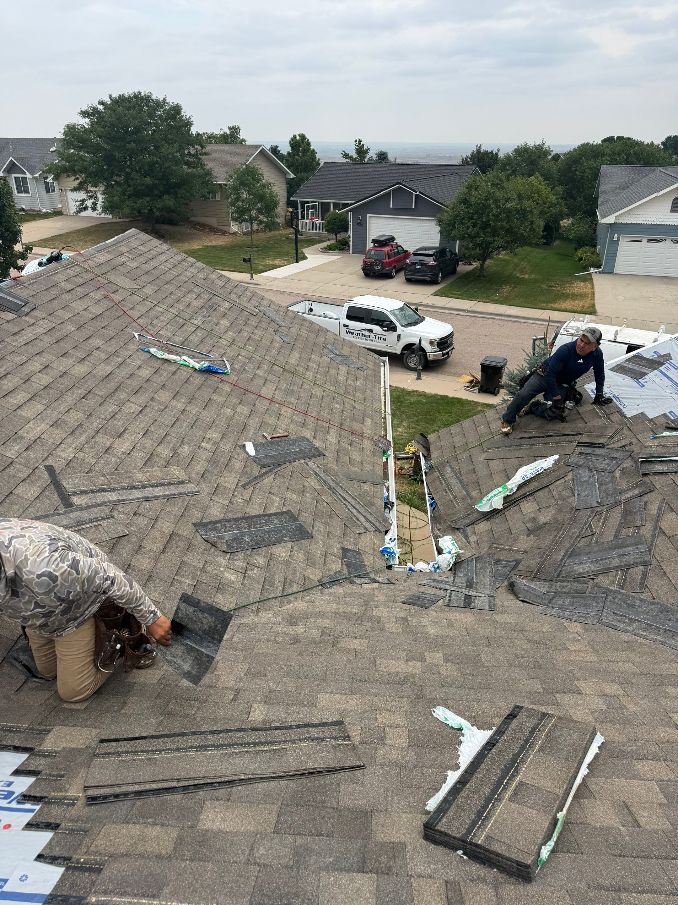 Malarkey Vista Shingle install in high wind neighborhood. by Weather-Tite Exteriors LLC