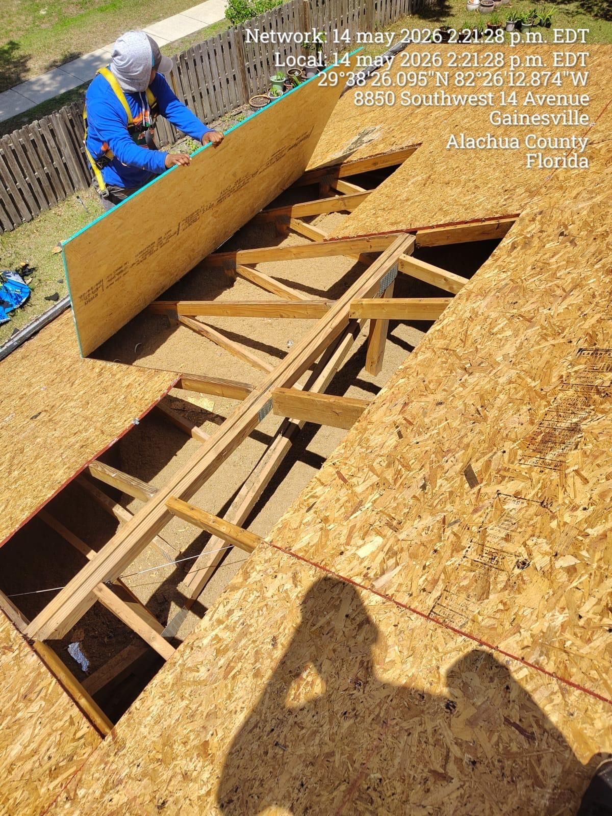 Architectural Shingle Roof Replacement and Decking Repair in Gainesville by Avenue Roofing