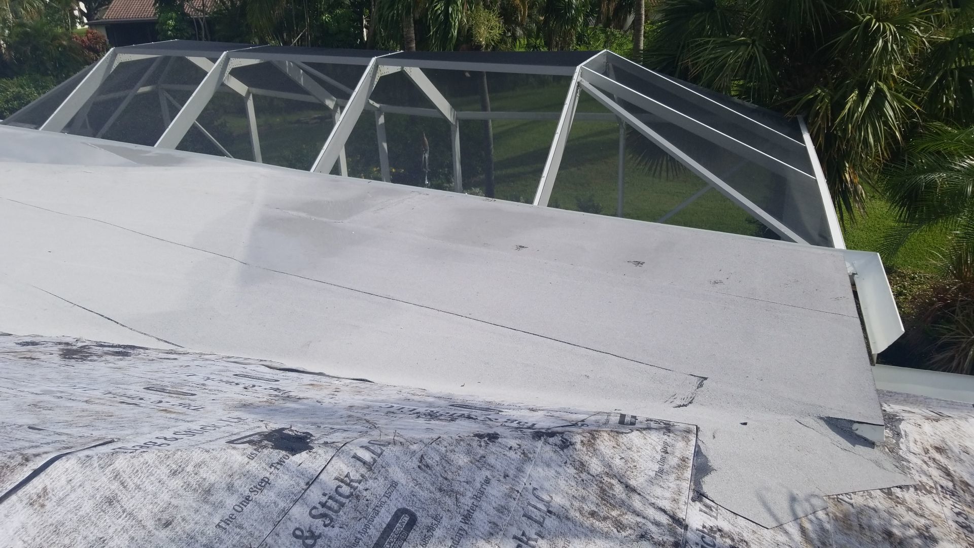 Residential Roofing Installation using 1" Nail strip metal roof by BLUES BROTHERS ROOFING