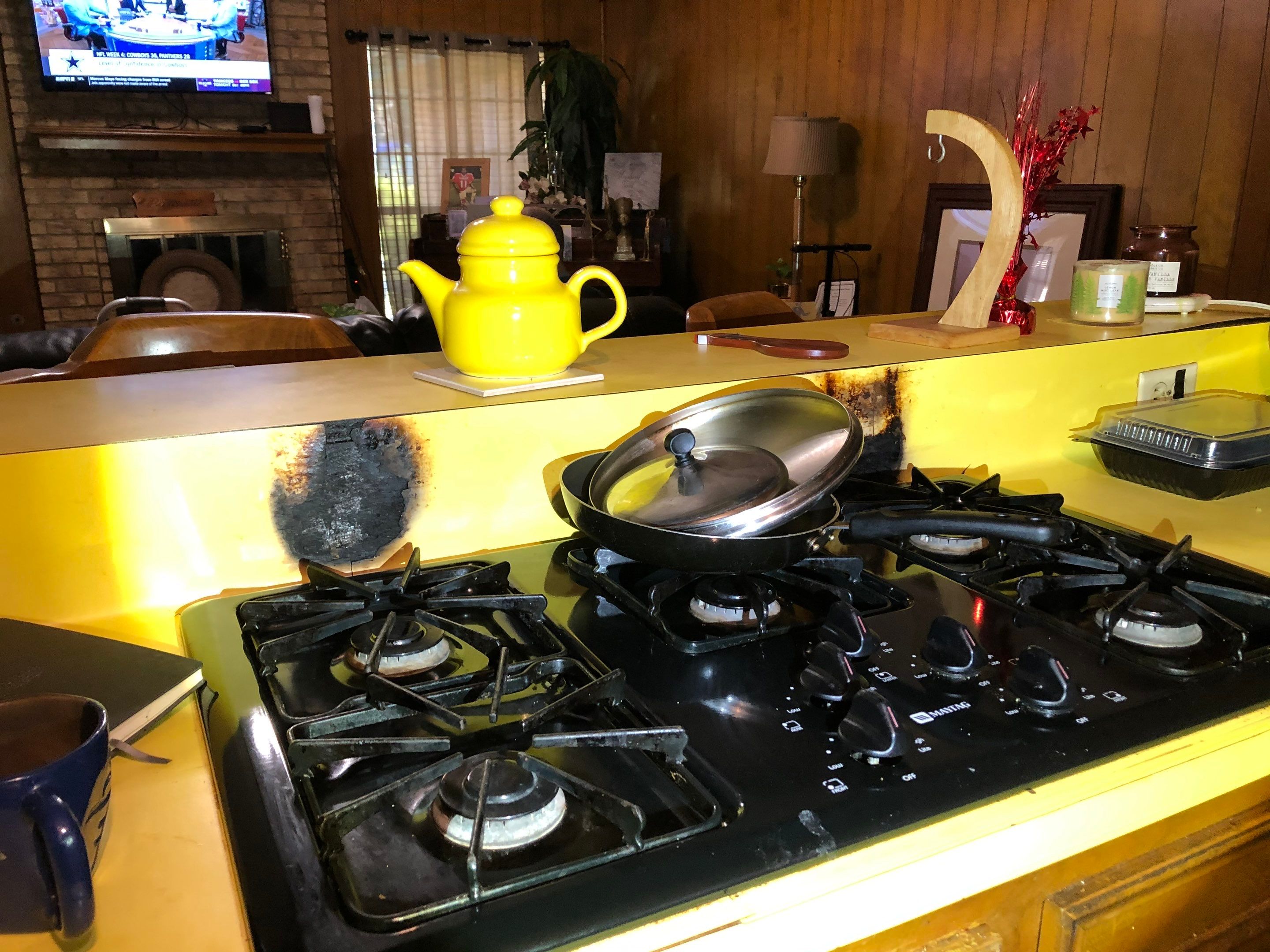 Fire Damaged Kitchen Restored and Remodled - Project in Dayton, TX by Harden Enterprise Services LLC