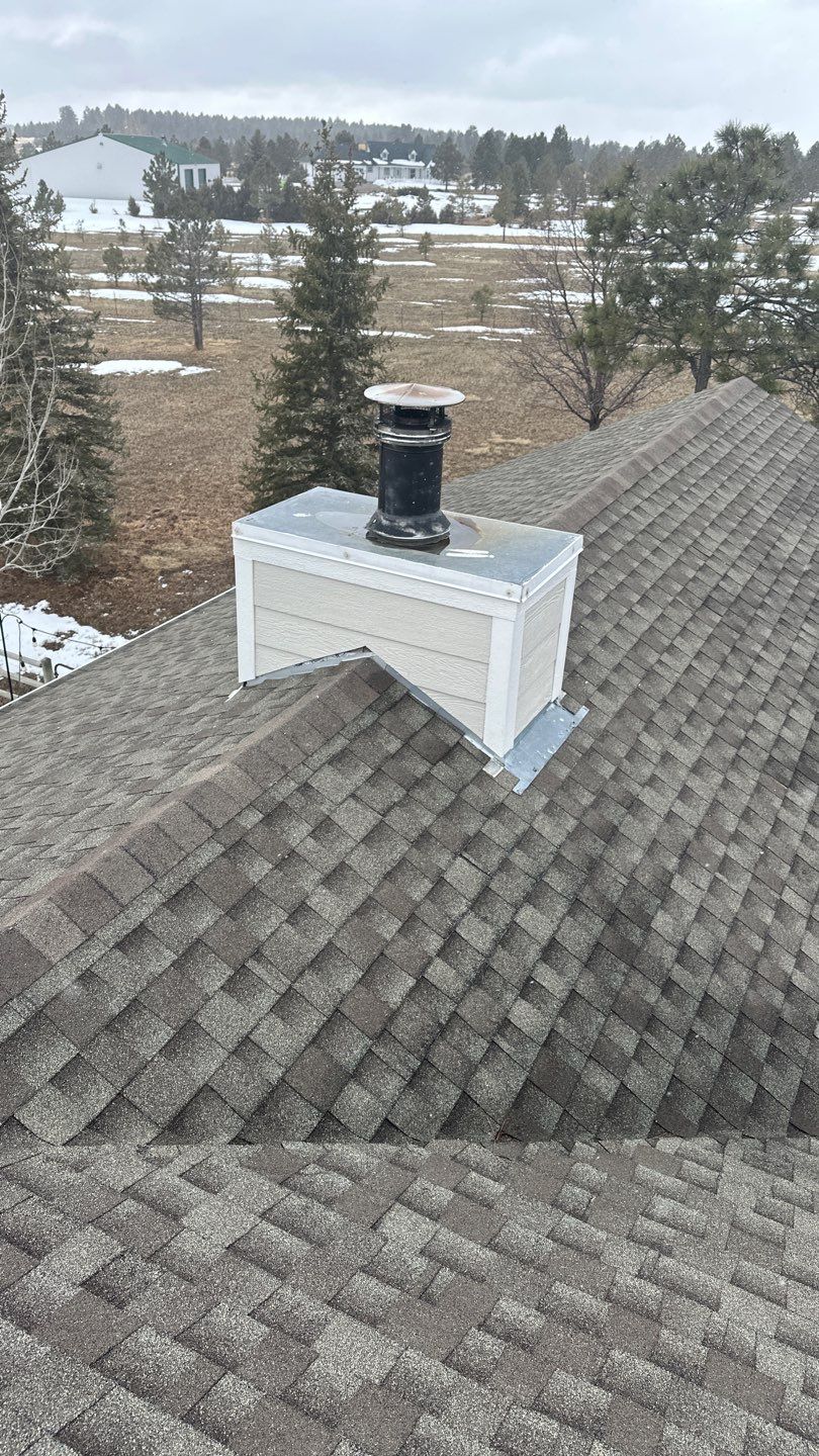 Residential Roofing Installation using Atlas Pinnacle Impact Weathered Wood by Blue Peaks Roofing LLC 