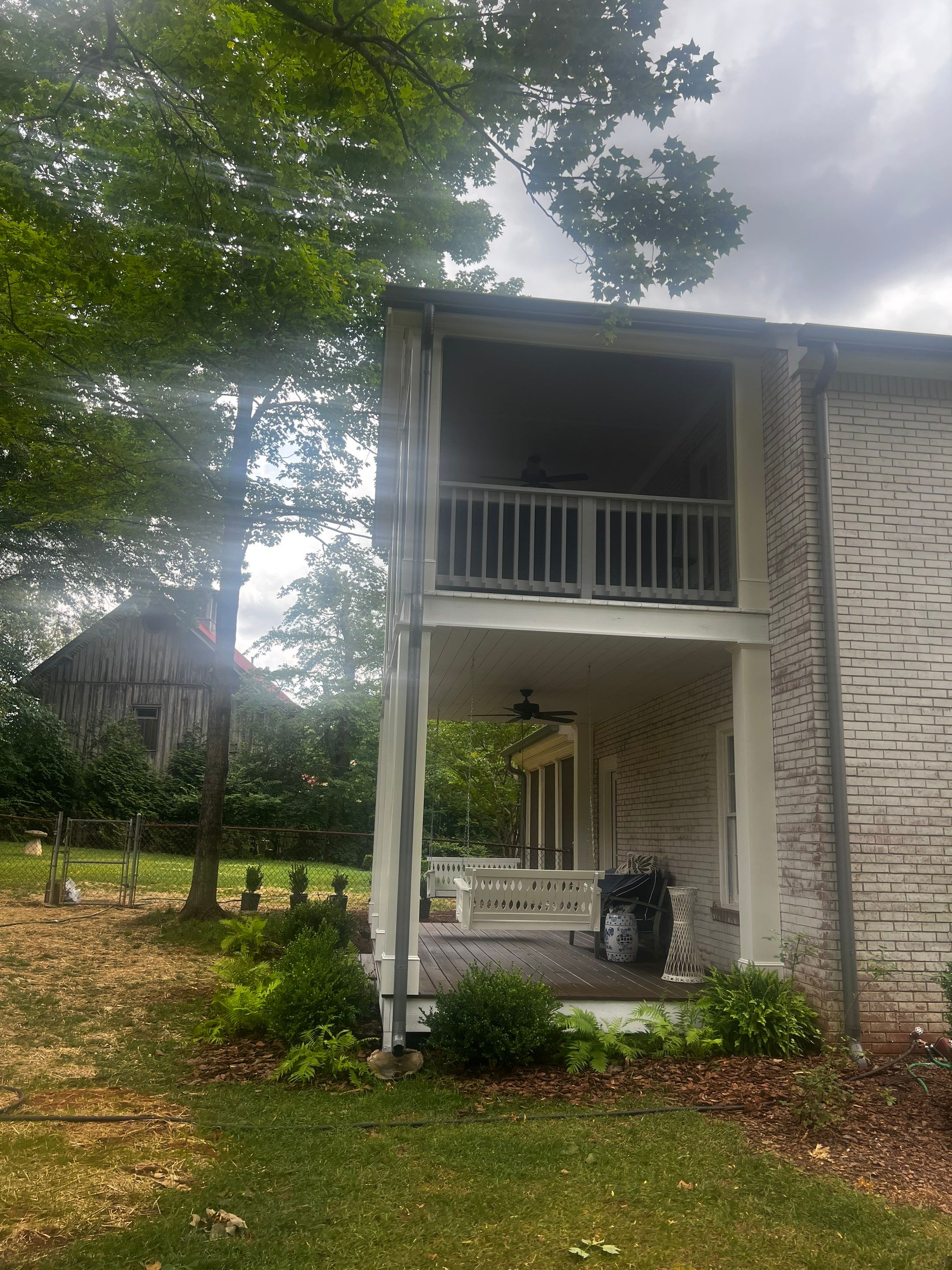 Custom Two-Story Deck and Screened Porch Addition in Marietta by Swift Home Renovations