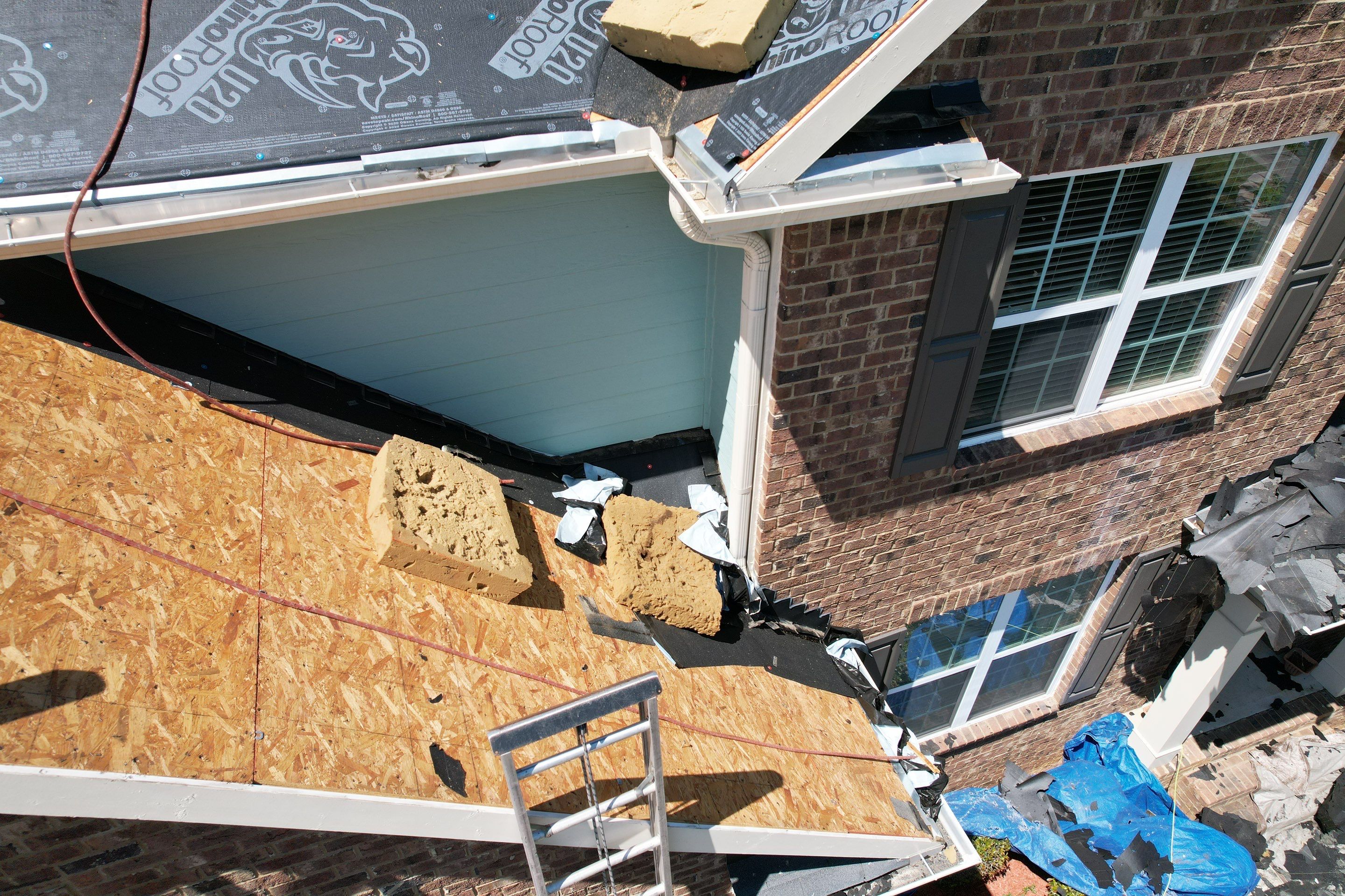 Residential Roofing Installation using Owens Corning Onyx Black by Inspector Roofing and Restoration