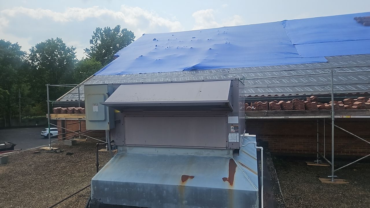 Commercial Roofing using  Ludowici Spanish 18 Clay Tile by Absolute Roofing and Construction