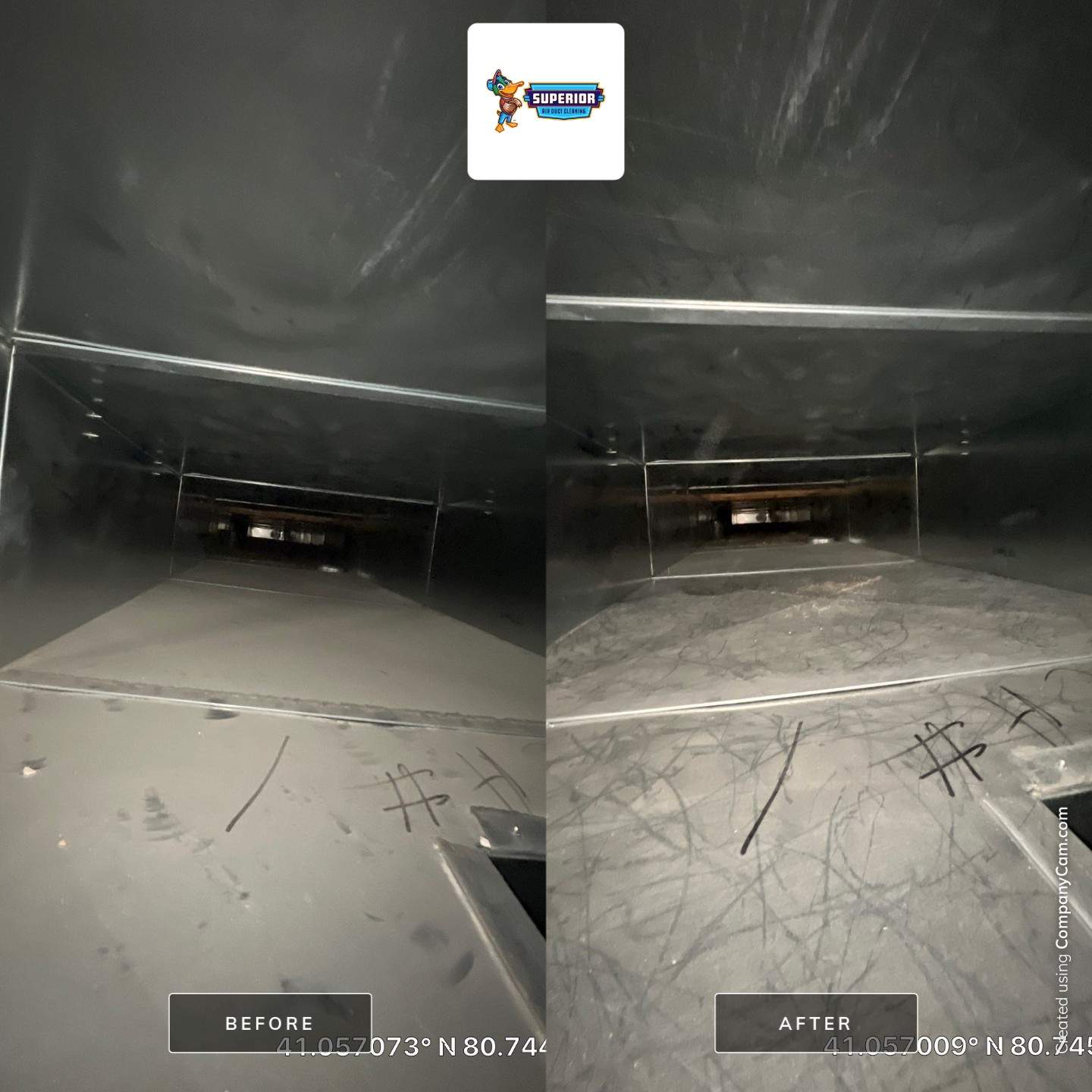 Air Duct Cleaning With a Vacuum Truck in Canfield, OH by Superior Air Duct Cleaning