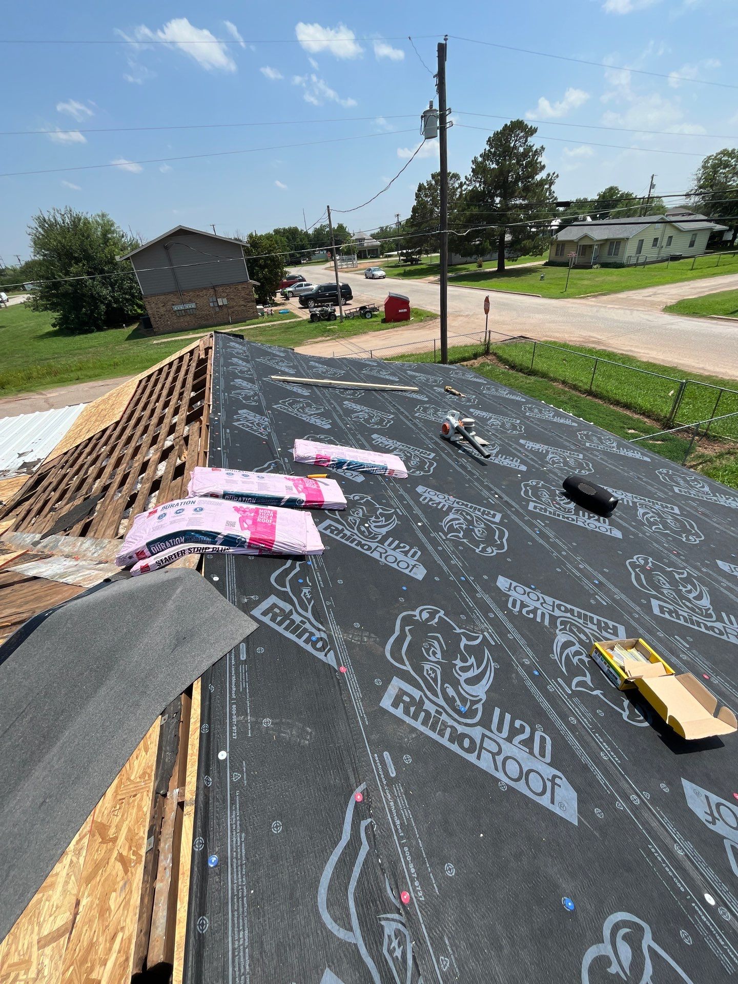 Reroof with Full Redeck by Berry Good Roofing 