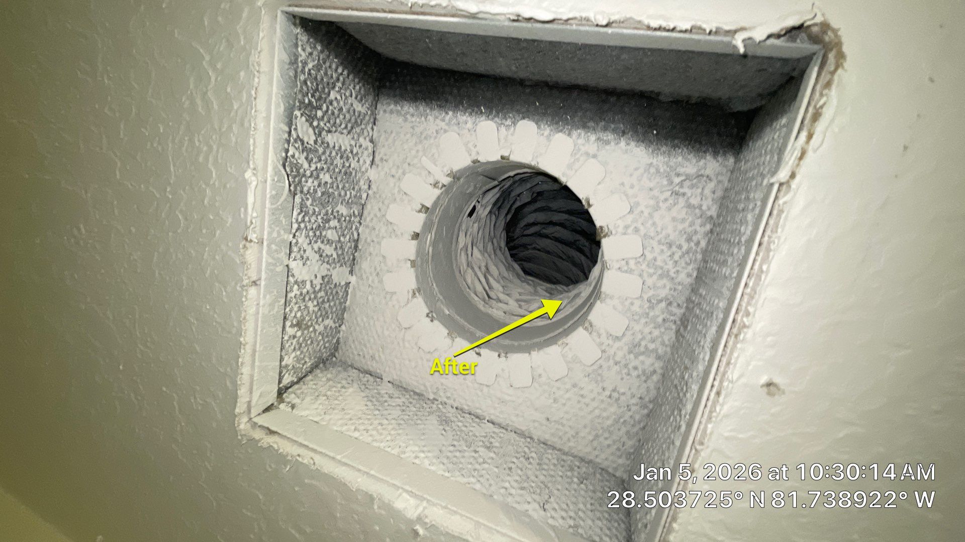 Air Duct and Dryer Vent cleaning in Clermont by Hygienic Air, Inc