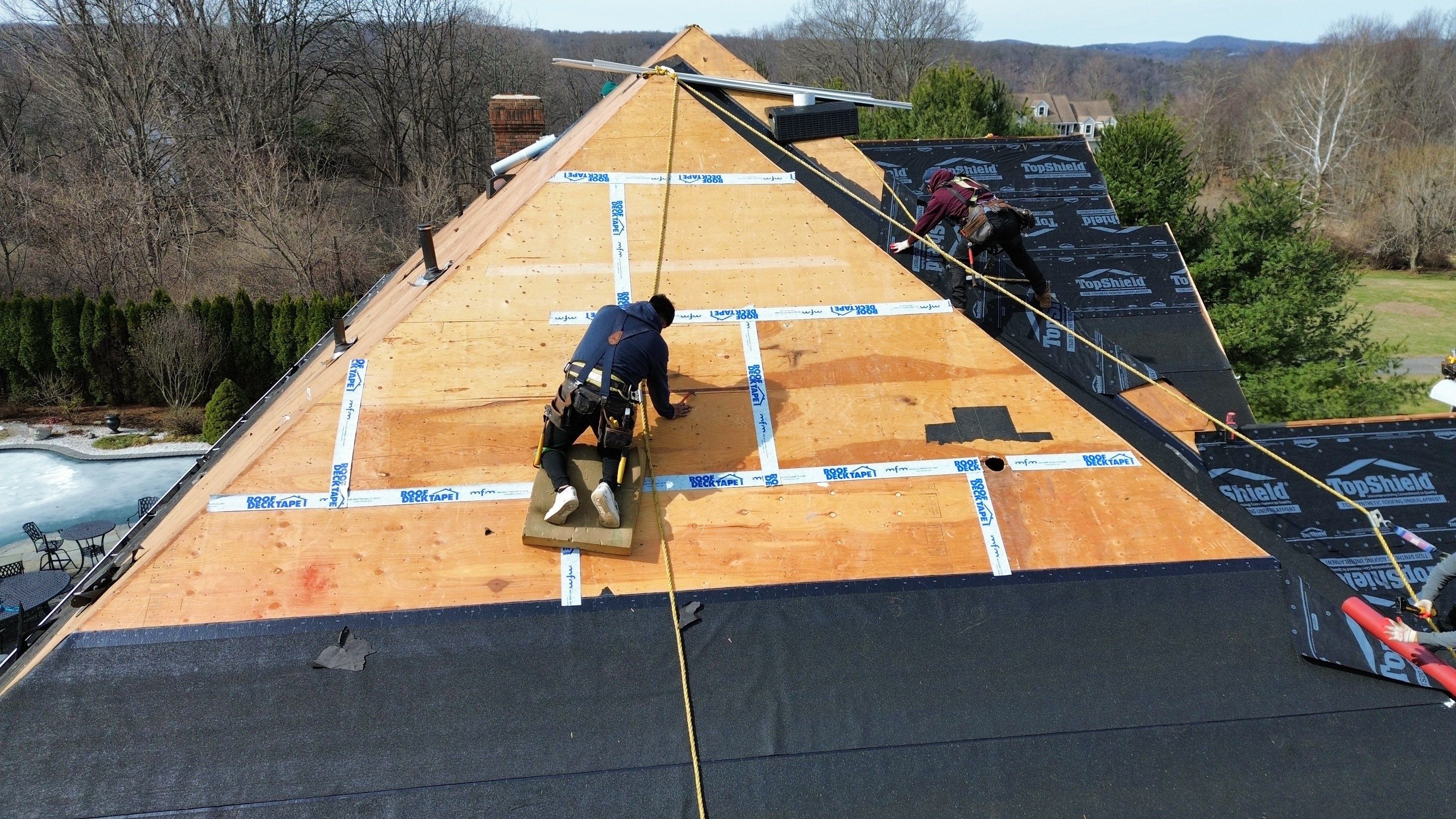 Federowicz Roof Completion by Royal Restoration CT 
