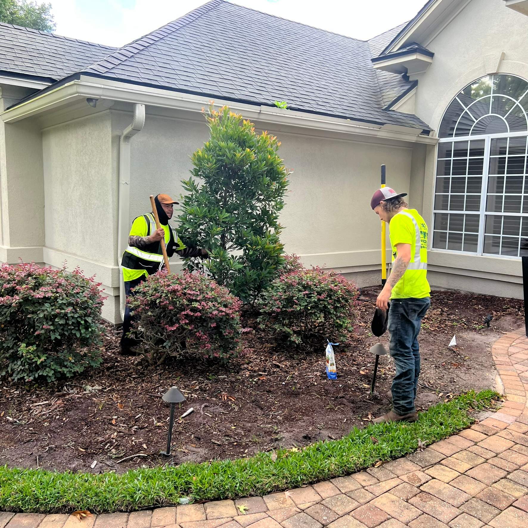 Plant & Mulch Installation | Deerwood Country Club by ProGreen Services