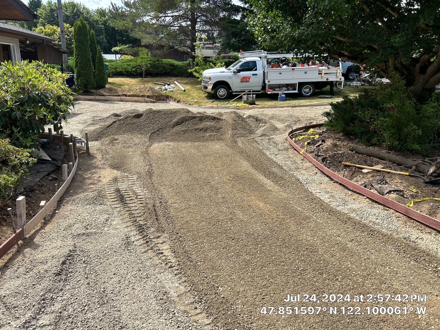 Rodd | Concrete Driveway Extentension by Jireh Asphalt & Concrete Inc 