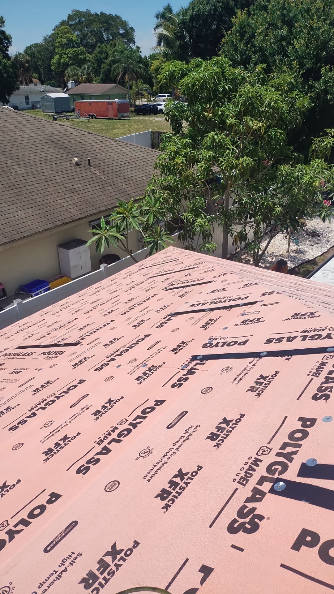 Residential Roofing Installation using 1" Nail strip metal roof by BLUES BROTHERS ROOFING
