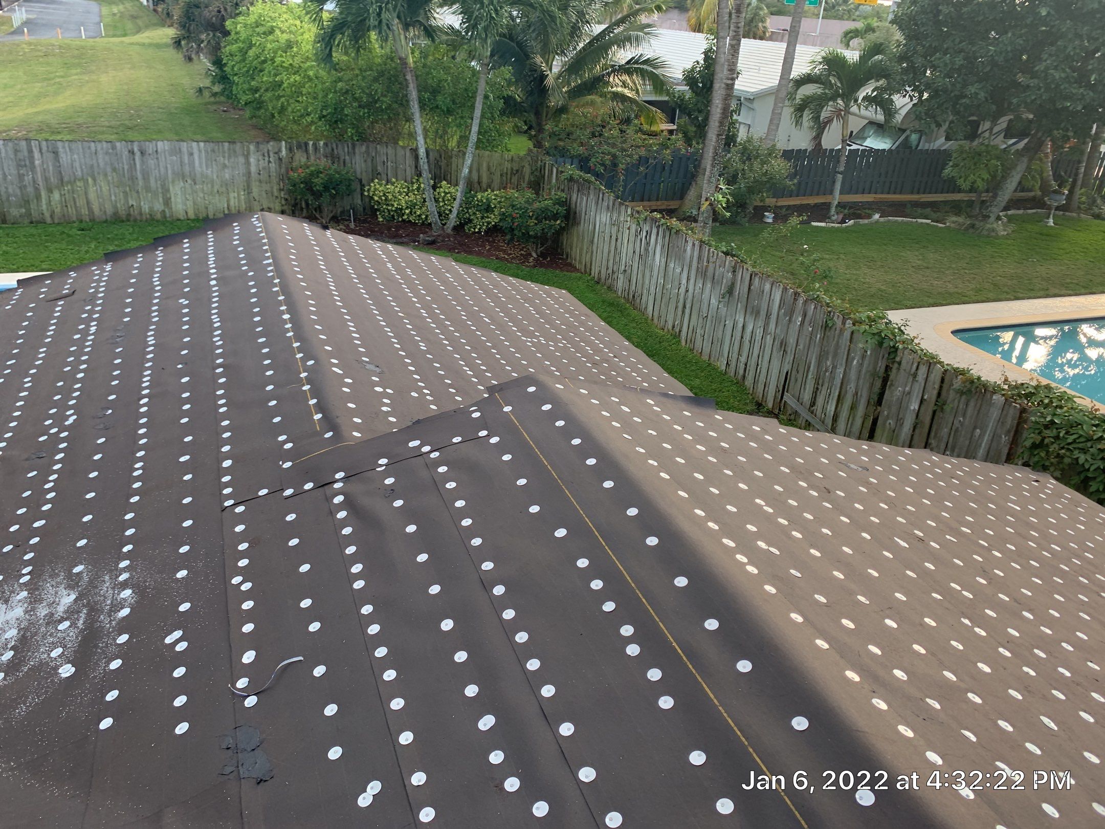 Residential Roofing Installation using 1" Nail strip metal roof by BLUES BROTHERS ROOFING