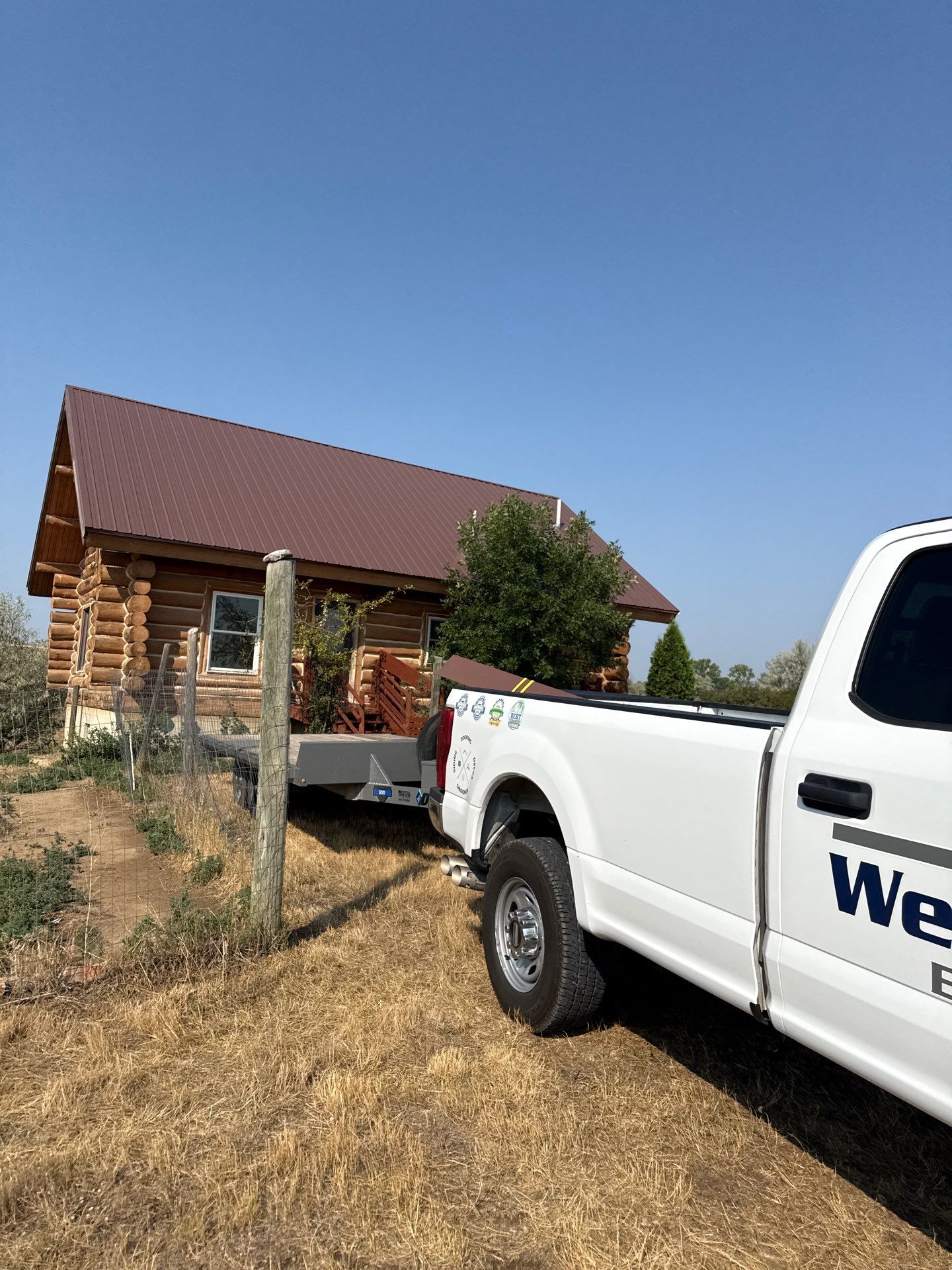 Residential Metal Roofing Replacement on Belle Fourche home. by Weather-Tite Exteriors LLC