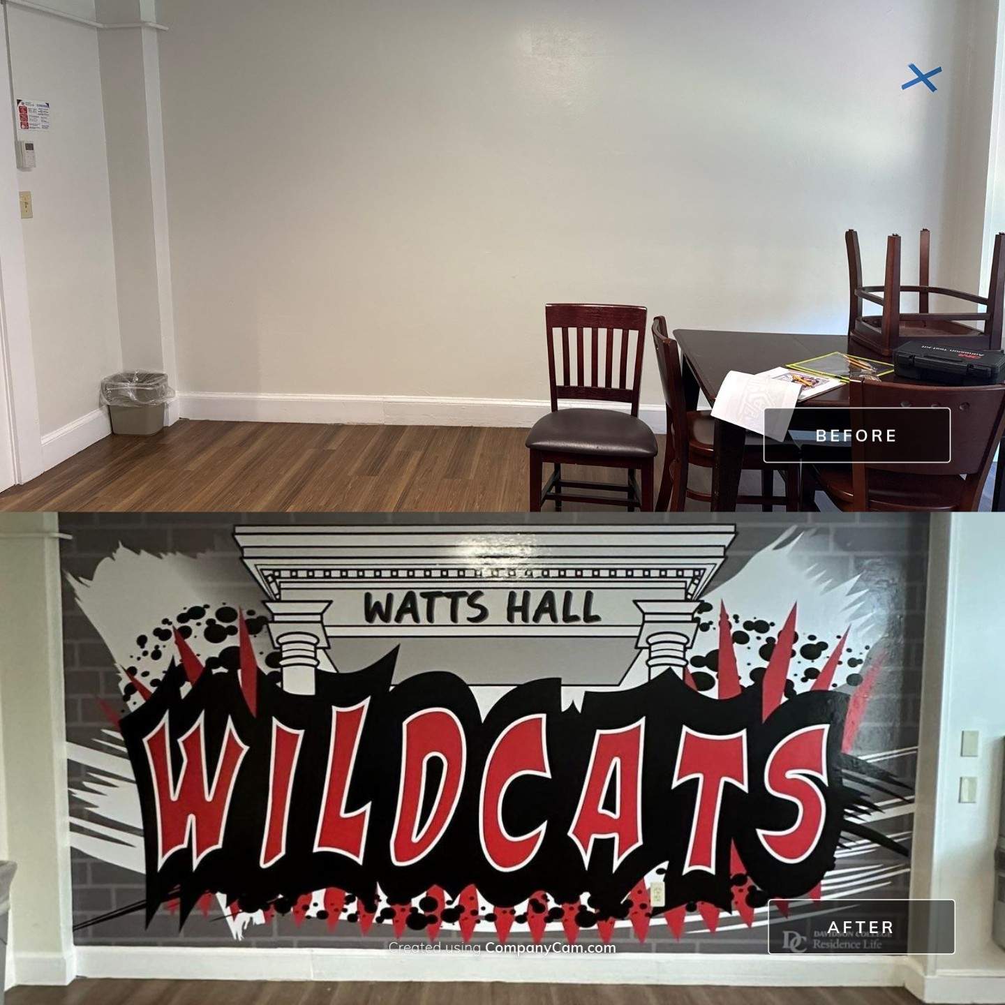 Davidson College - Interior Wall Graphic Installation by QC Signs and Graphics