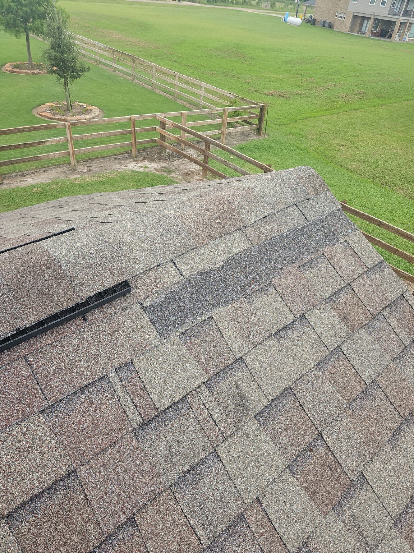 Hail Damage using Owen's Corning Duration (Lifetime) Shingles by Roof Repair Company