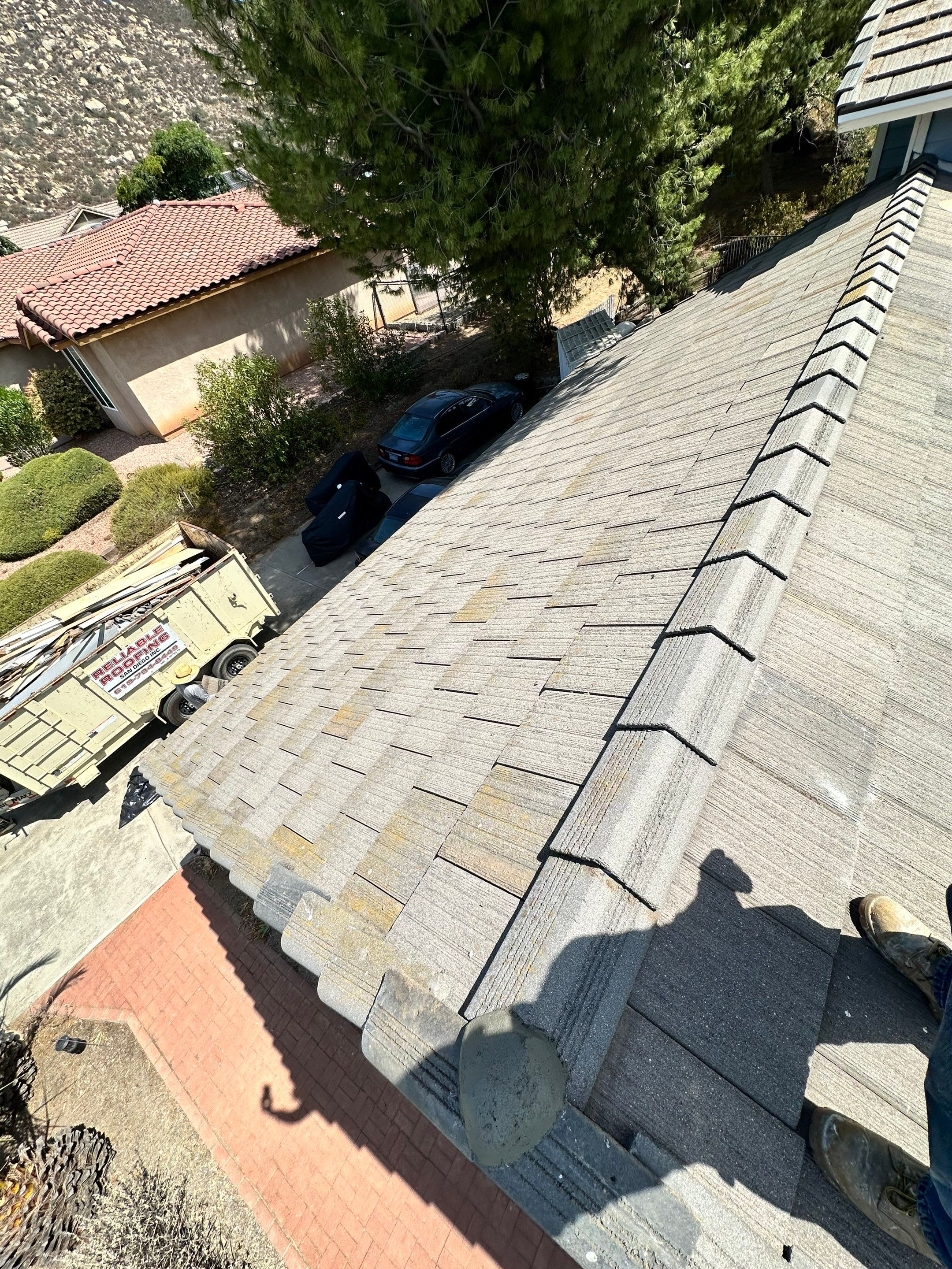 Complete Concrete Tile Relay and Fascia Repair in Ramona by Reliable Roofing San Diego Inc.