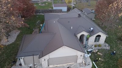 Exposed Fastener Metal Roof Replacement – Ossian, IN