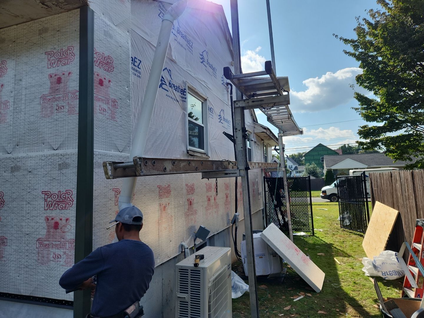 Siding Installation using Certainteed Monogram Forest Green by A Plus Exterior
