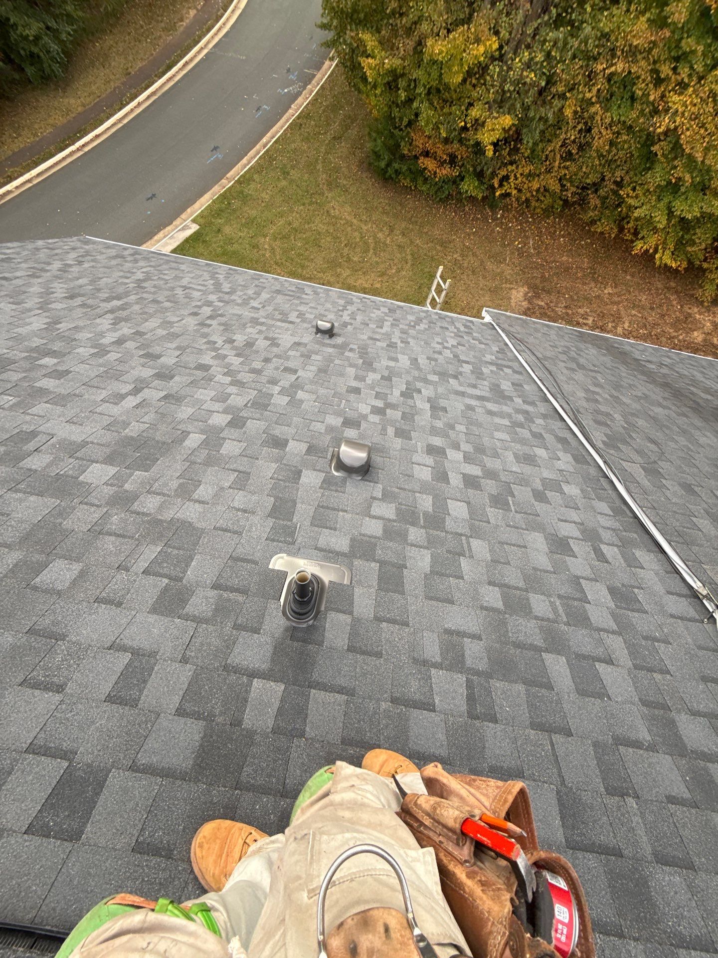 Woodbridge:Residential Roof Replacement with CertainTeed Landmark PRO in Max Def Moire Black  by RM Banning, Inc.