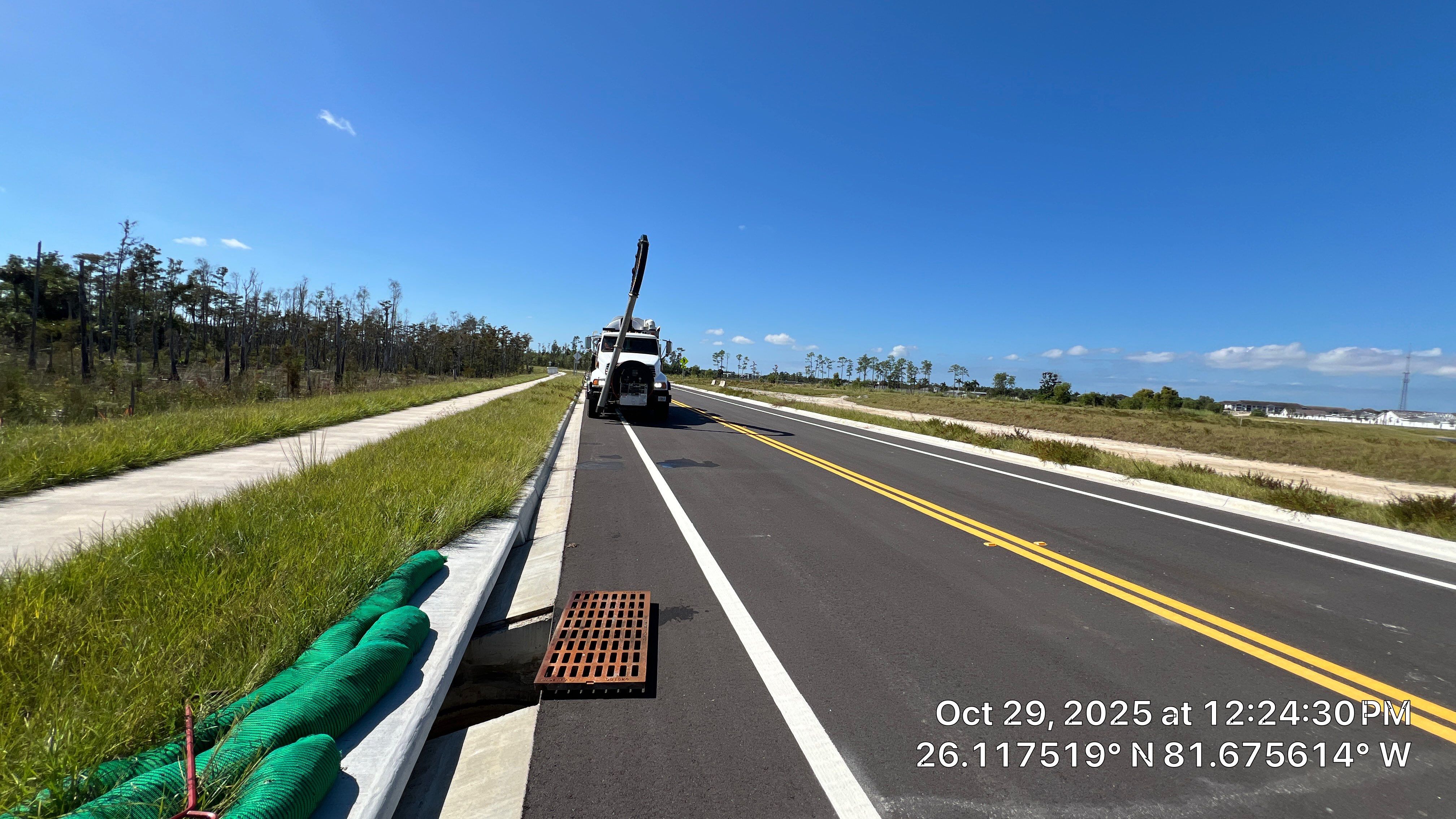 New Construction Road off Rattlesnake in Naples by Don Mar, Inc. Storm Water Solutions