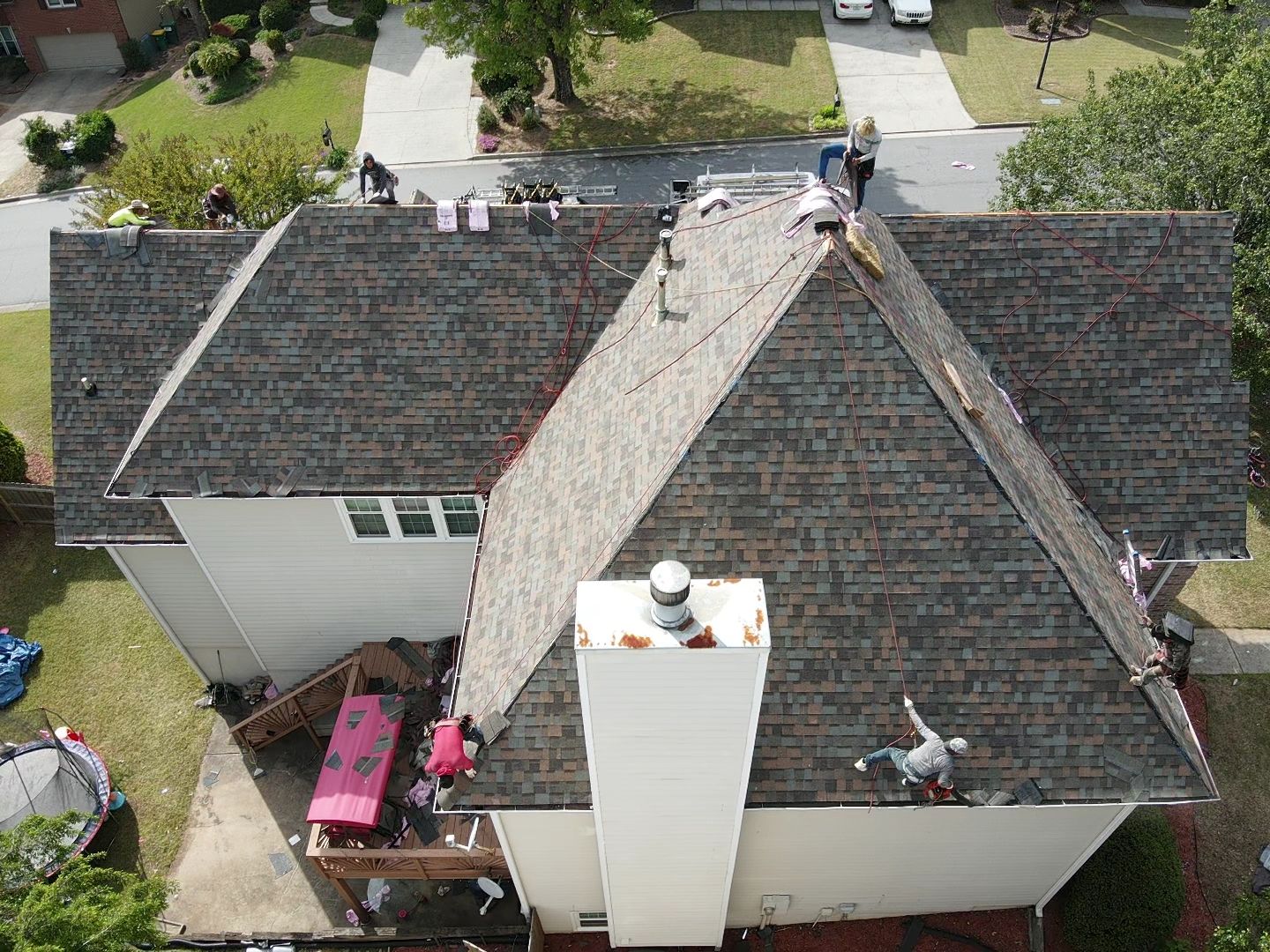 Residential Roofing Installation using Owens Corning by Inspector Roofing and Restoration