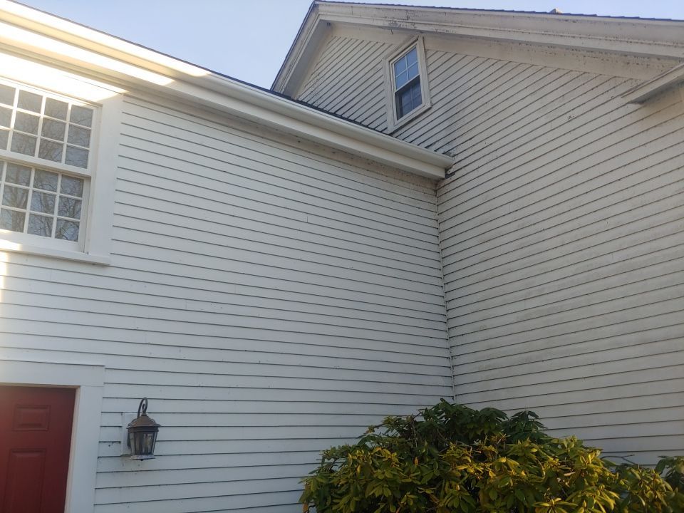 Gutter Installation using 4x6 Fiberglass Gutter in Weston, MA by Gutter Pro Enterprises