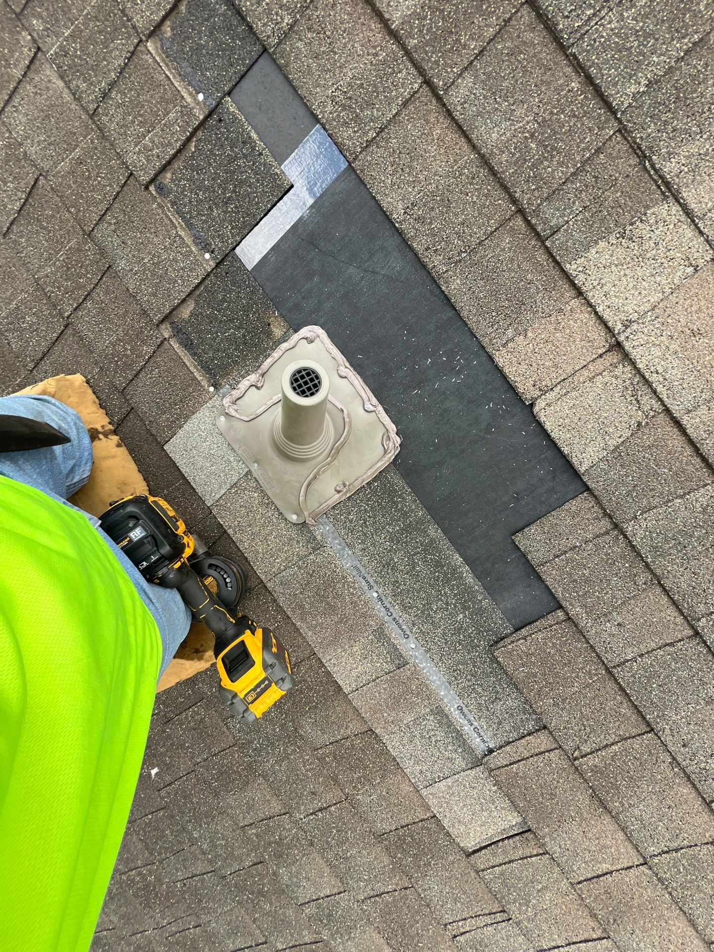 Hail Damage using Owen's Corning Duration (Lifetime) Shingles by Roof Repair Services LLC
